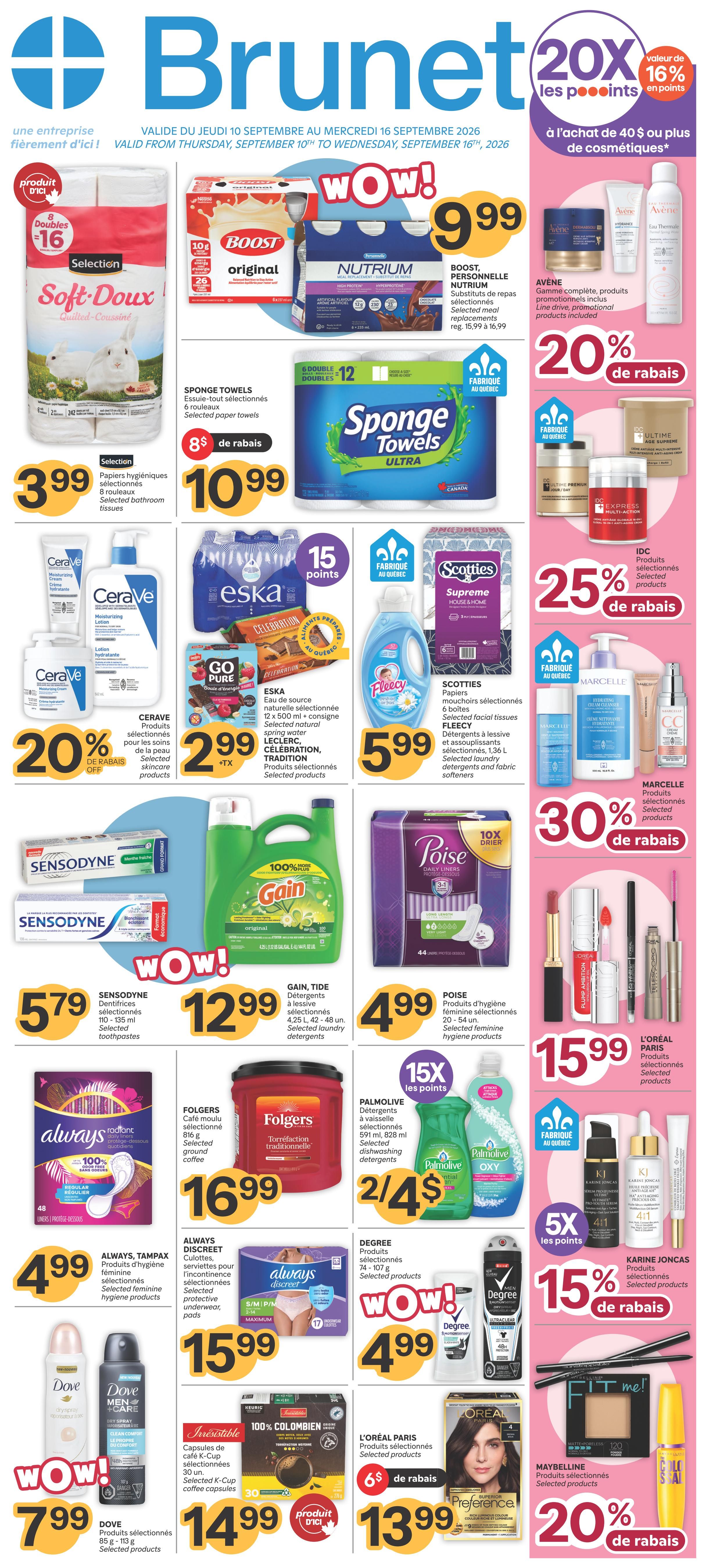 Brunet Flyer September 10 to 16