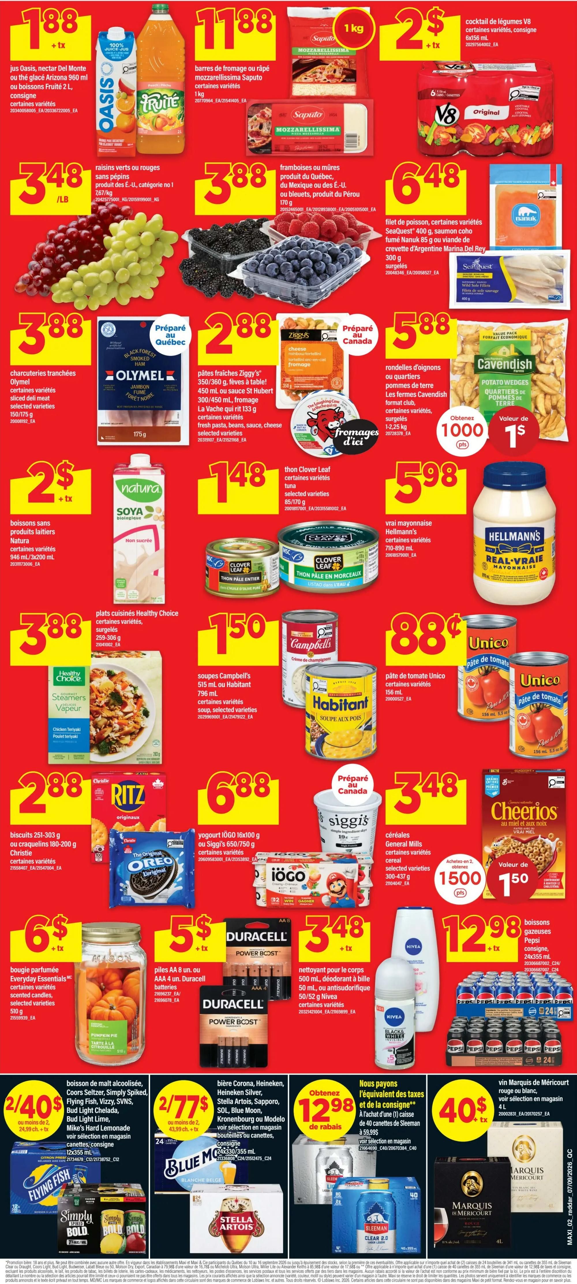Maxi Flyer September 10 to 16