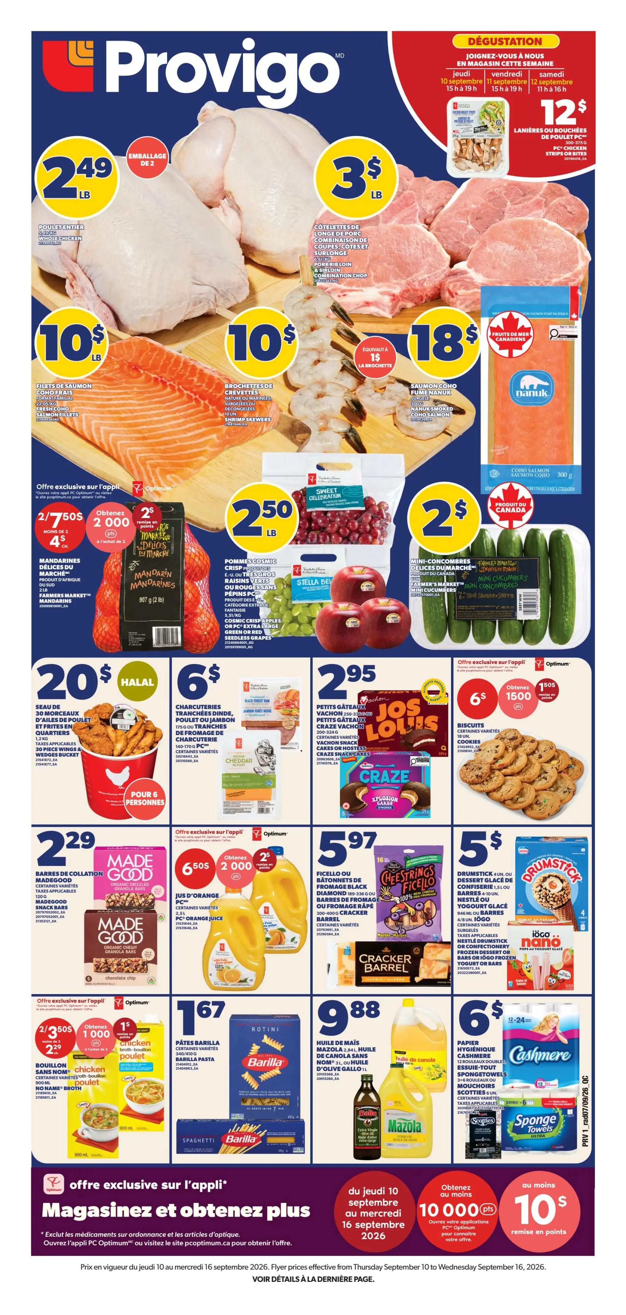 Provigo Flyer September 10 to 16