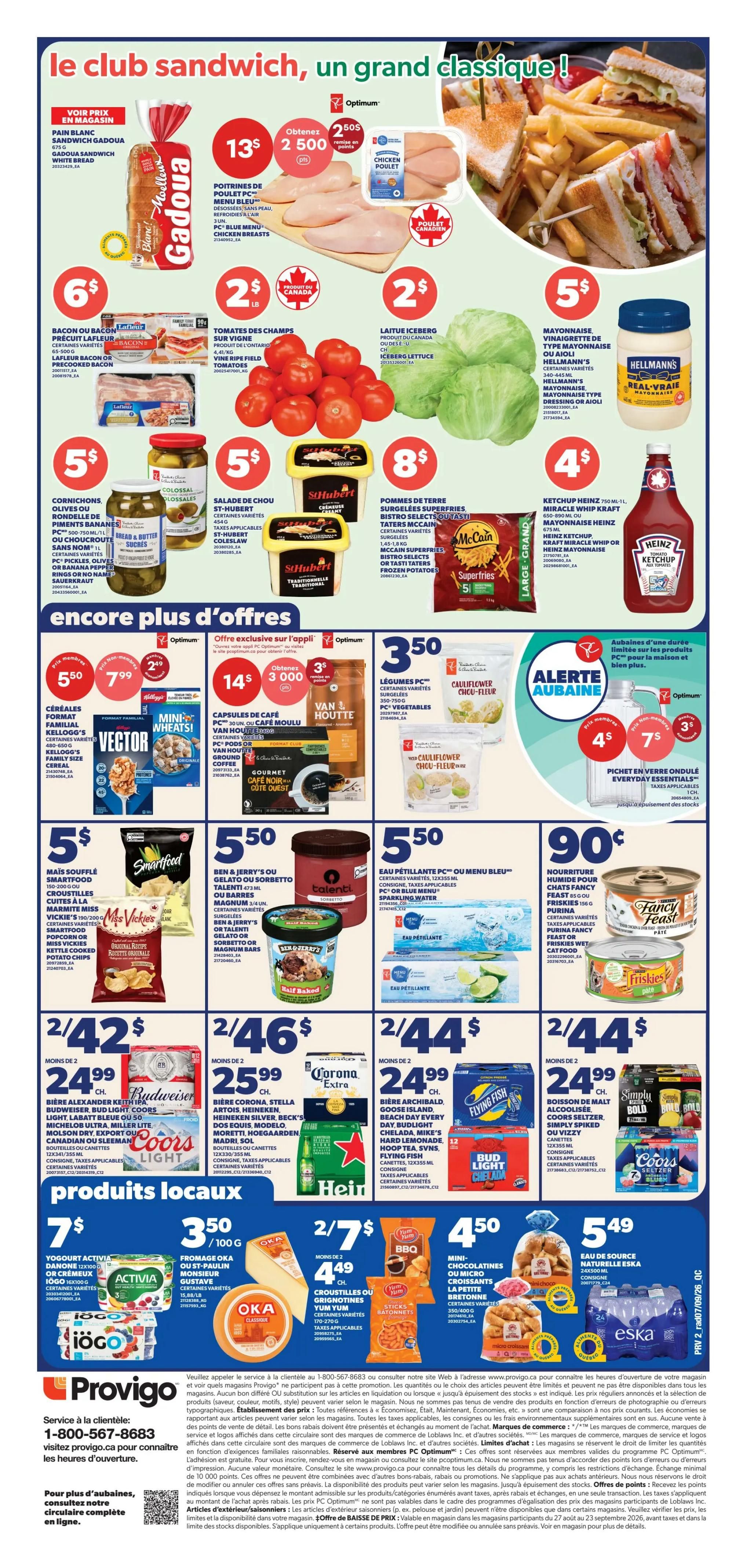 Provigo Flyer September 10 to 16