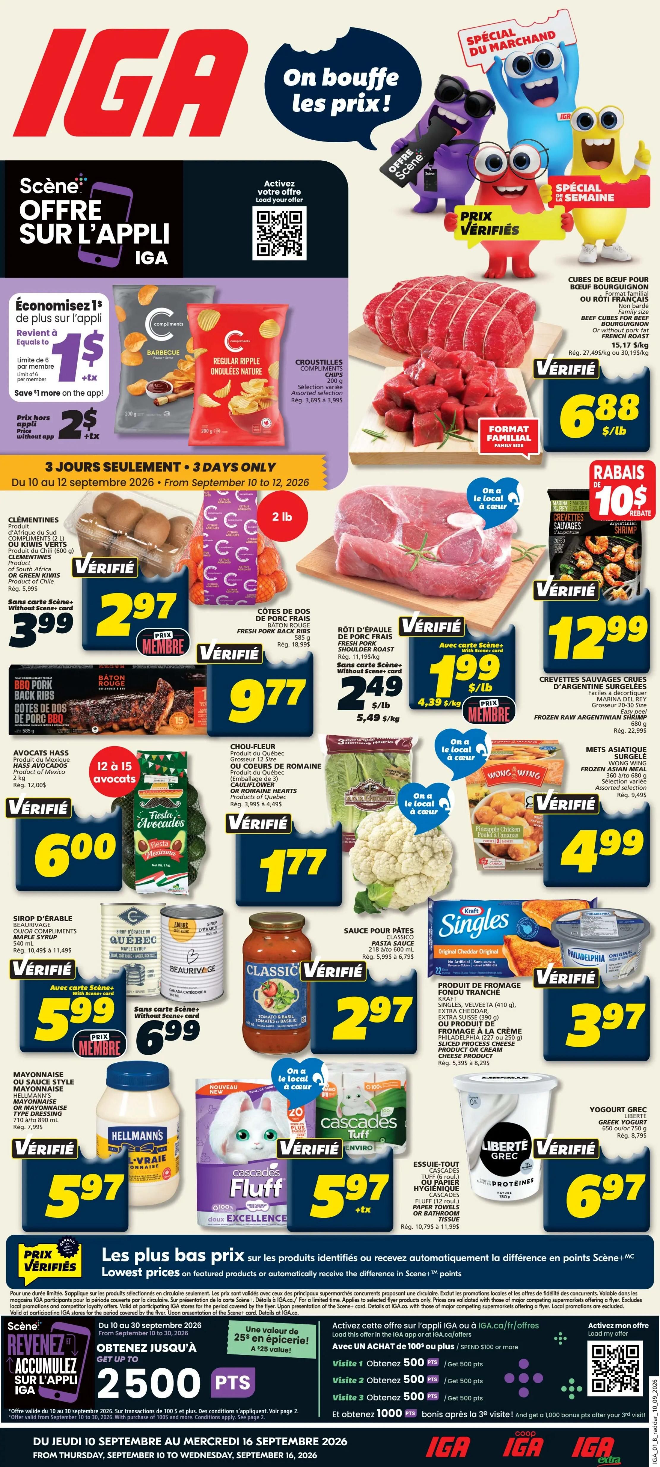 IGA (QC) Flyer September 10 to 16