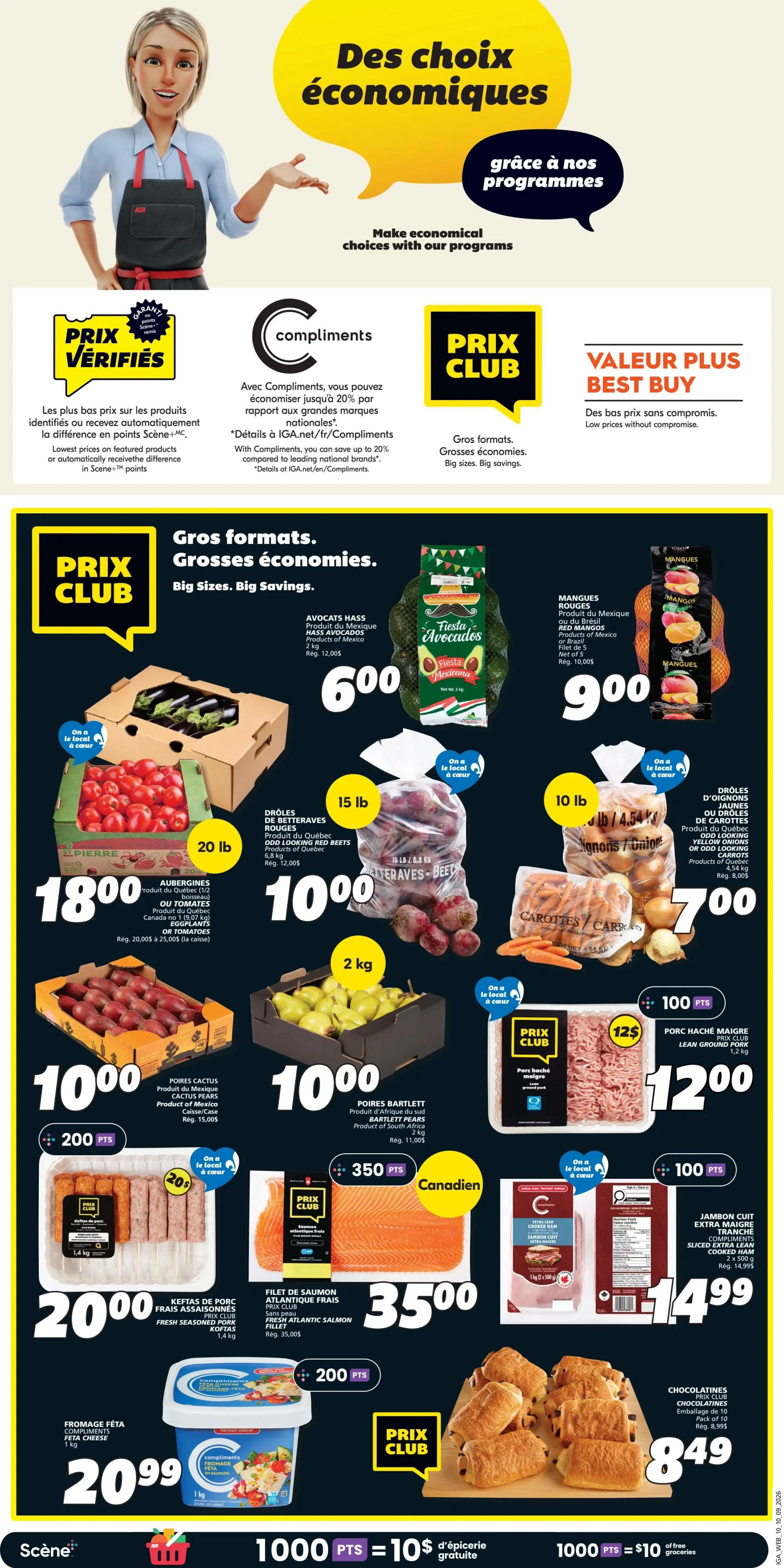 IGA (QC) Flyer September 10 to 16
