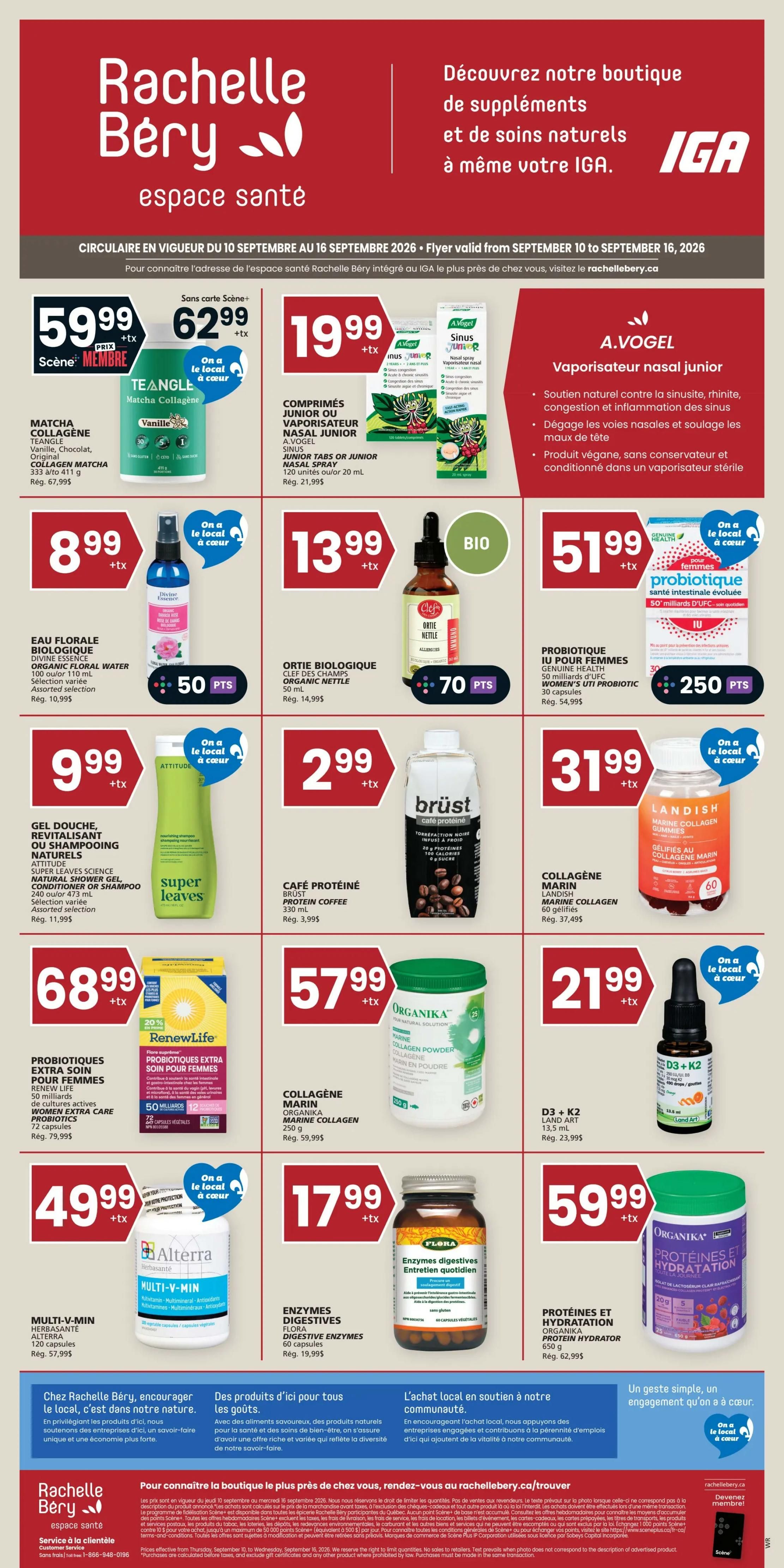 IGA (QC) Flyer September 10 to 16