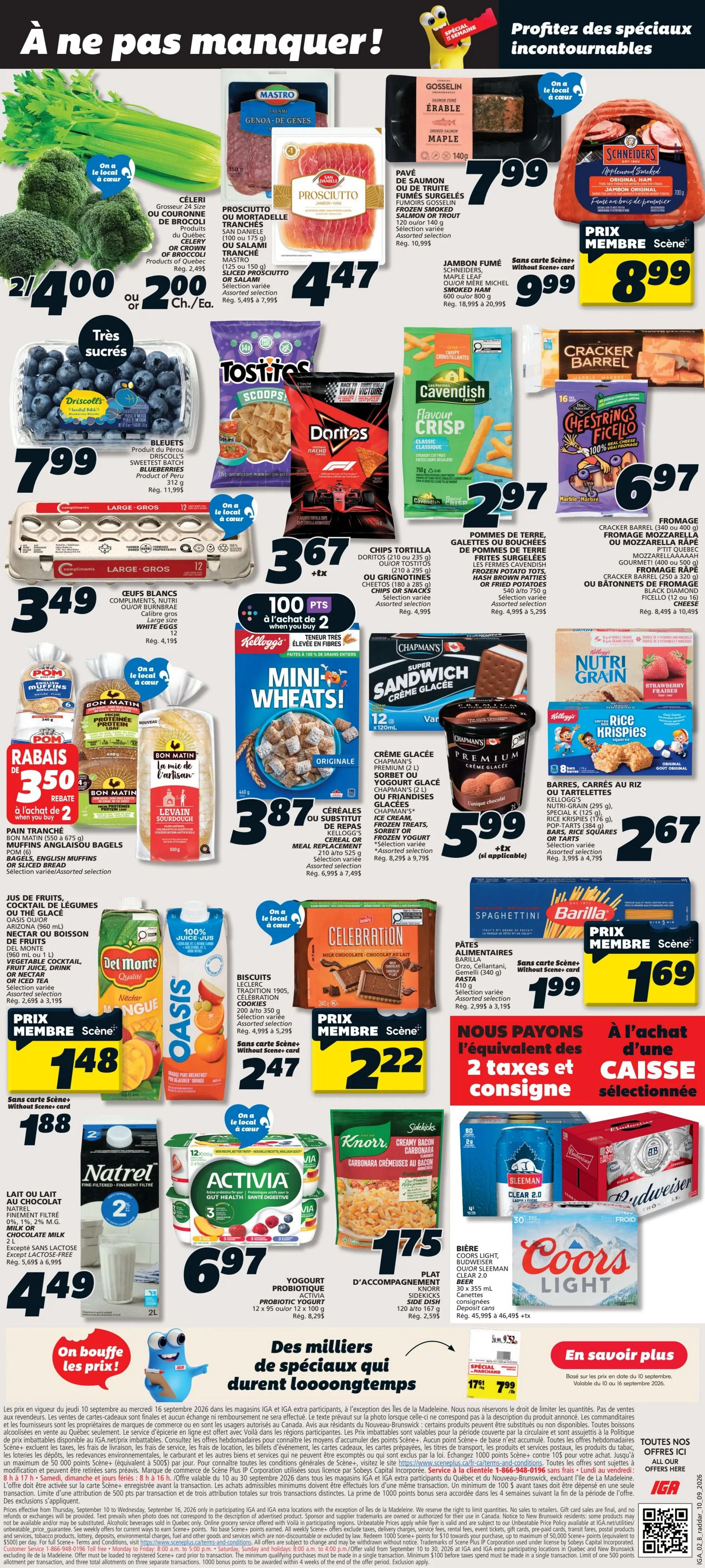 IGA (QC) Flyer September 10 to 16