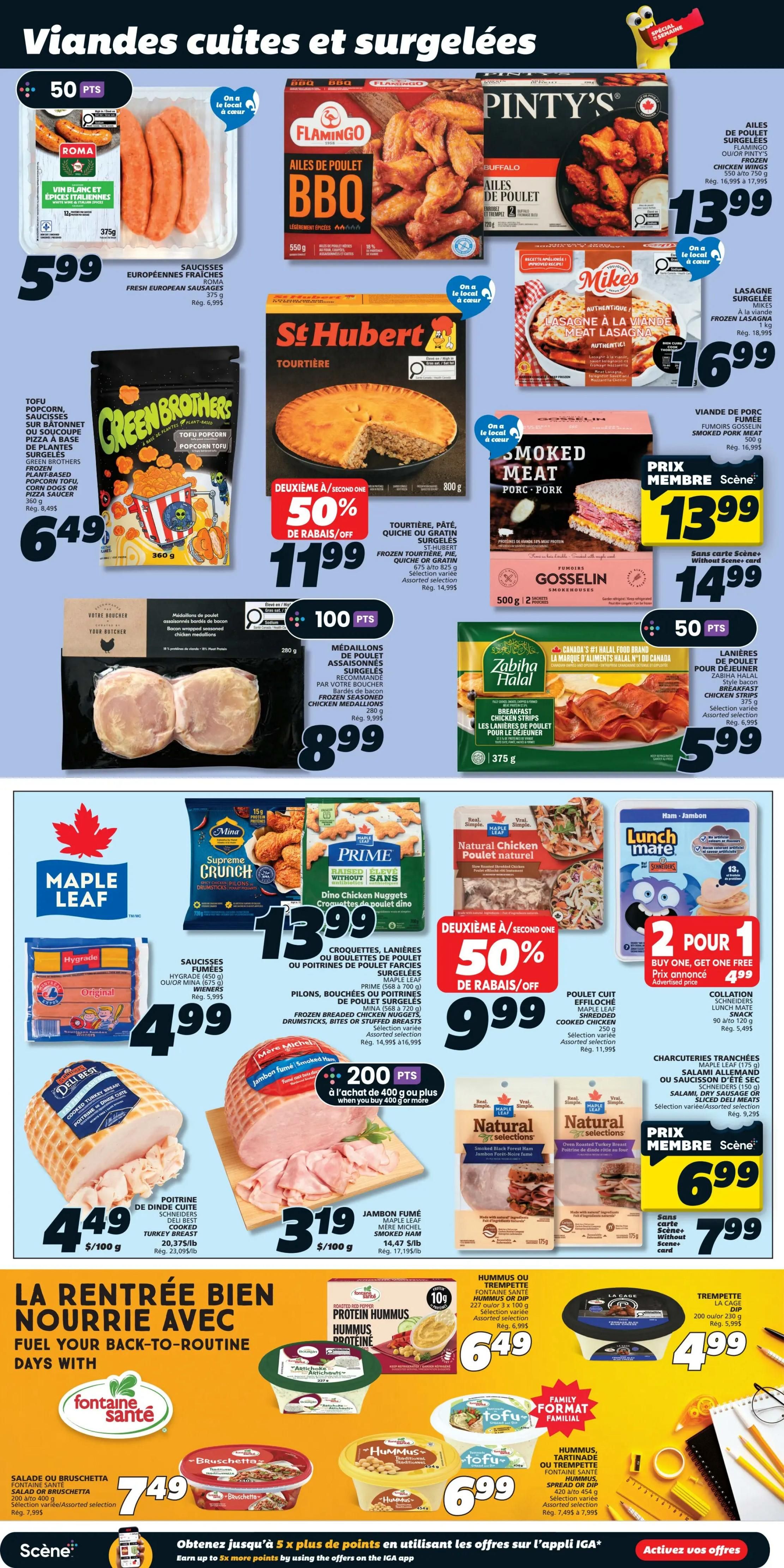 IGA (QC) Flyer September 10 to 16