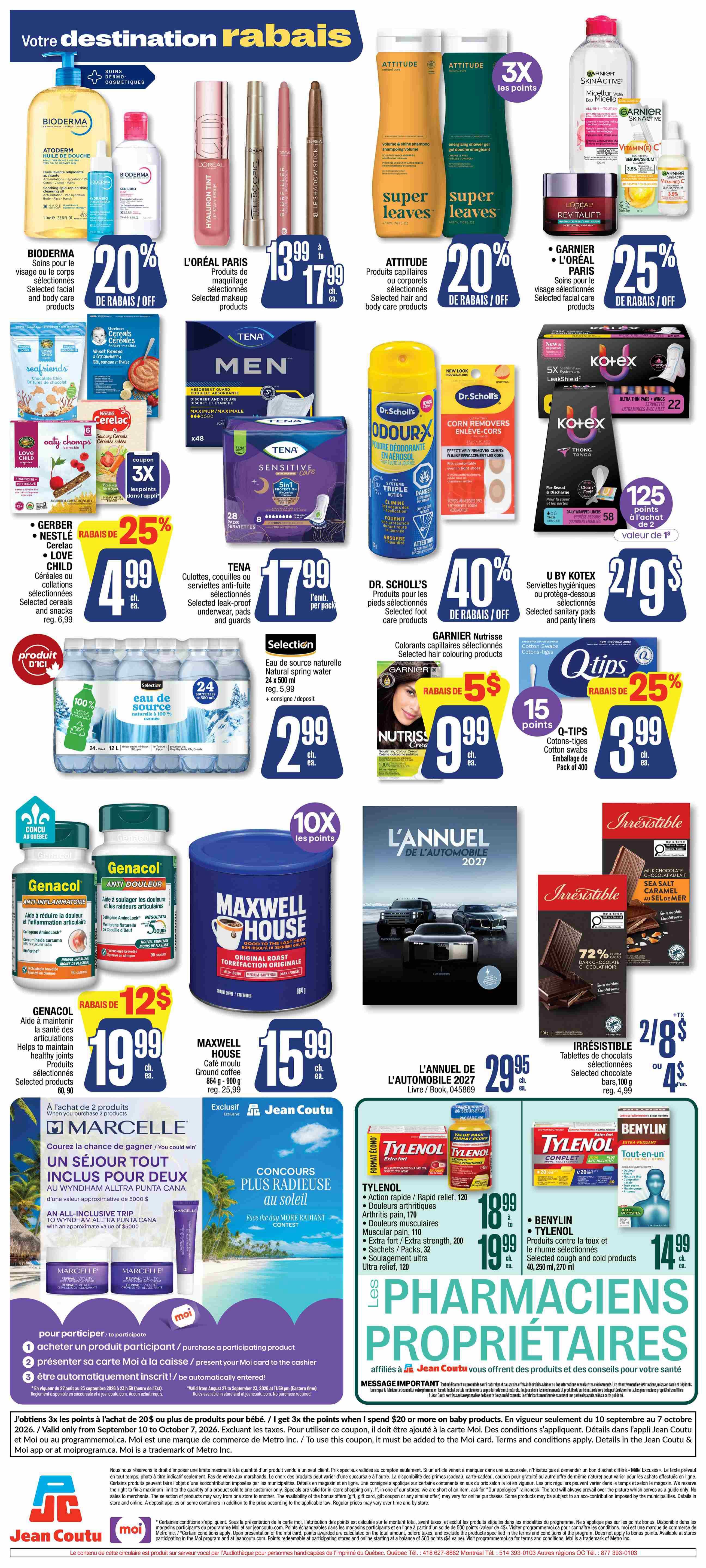 Jean Coutu Flyer September 10 to 16