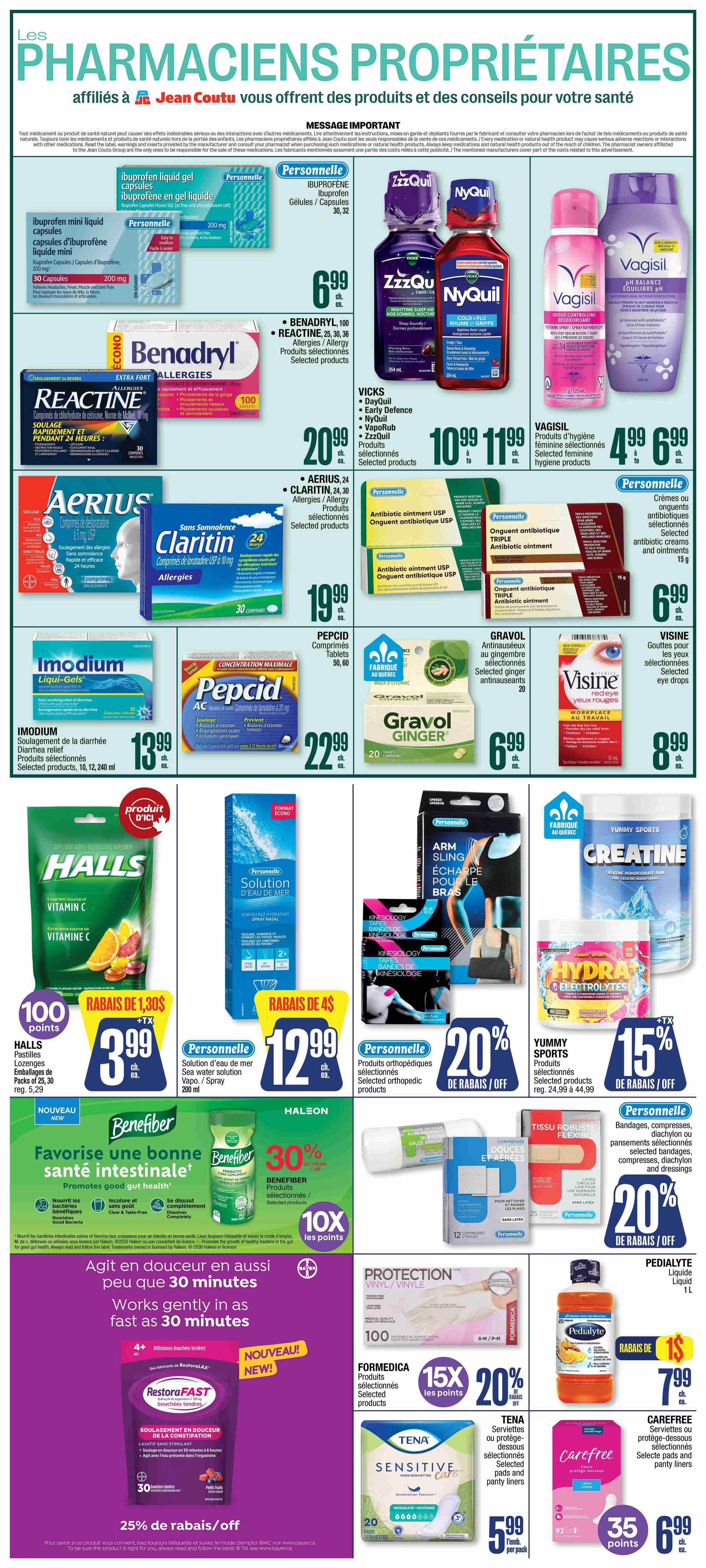 Jean Coutu Flyer September 10 to 16