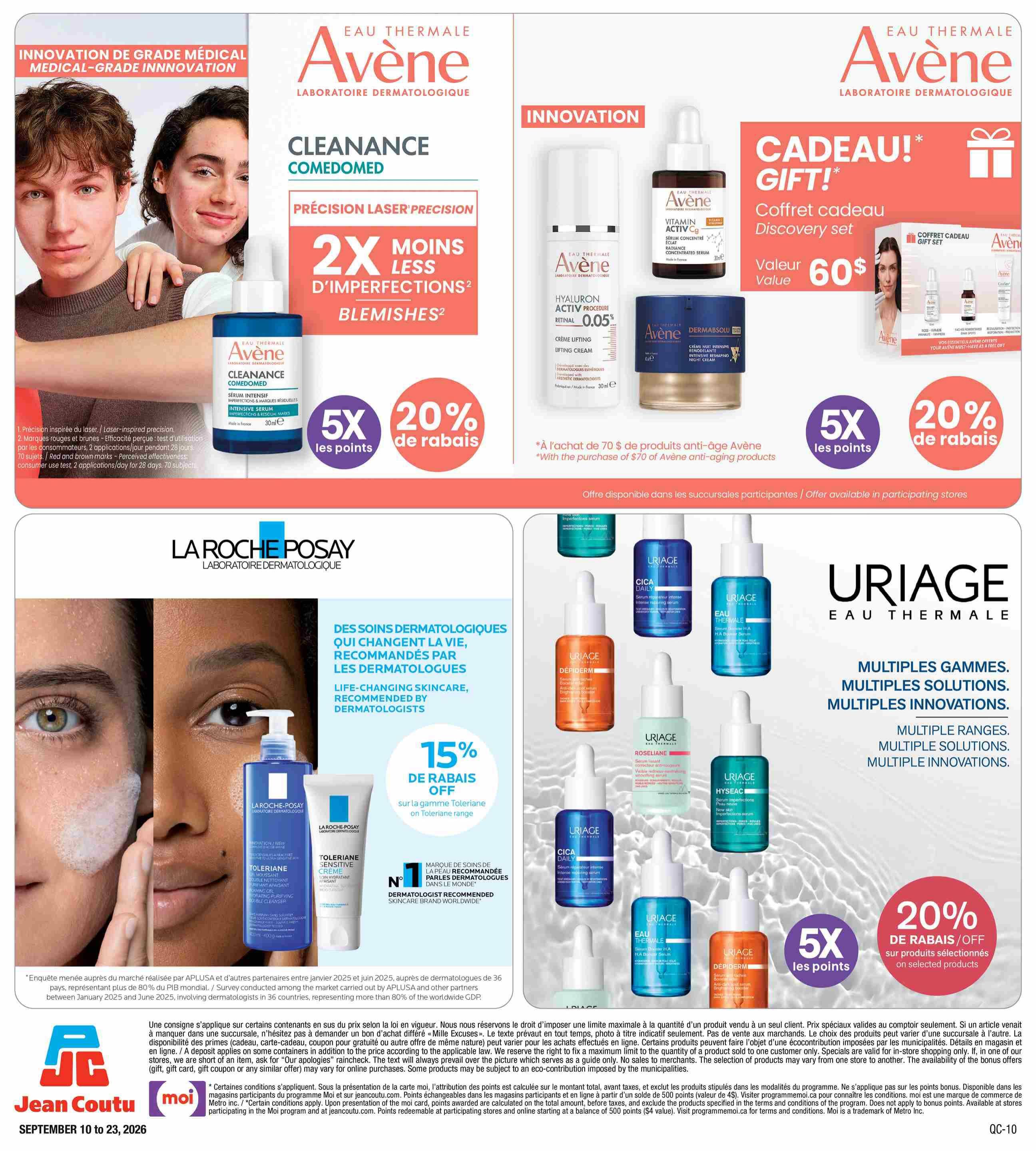 Jean Coutu Beauty Flyer September 10 to 23