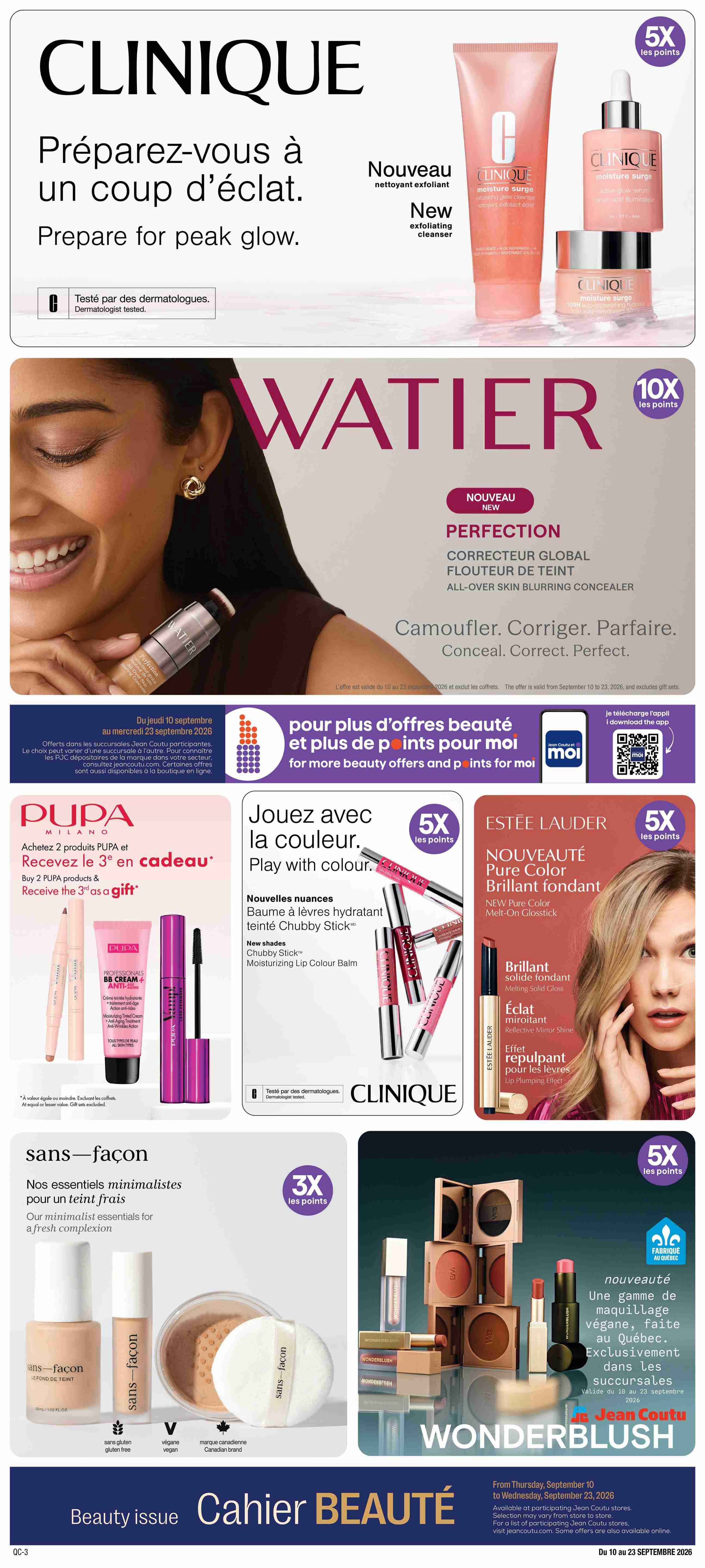 Jean Coutu Beauty Flyer September 10 to 23