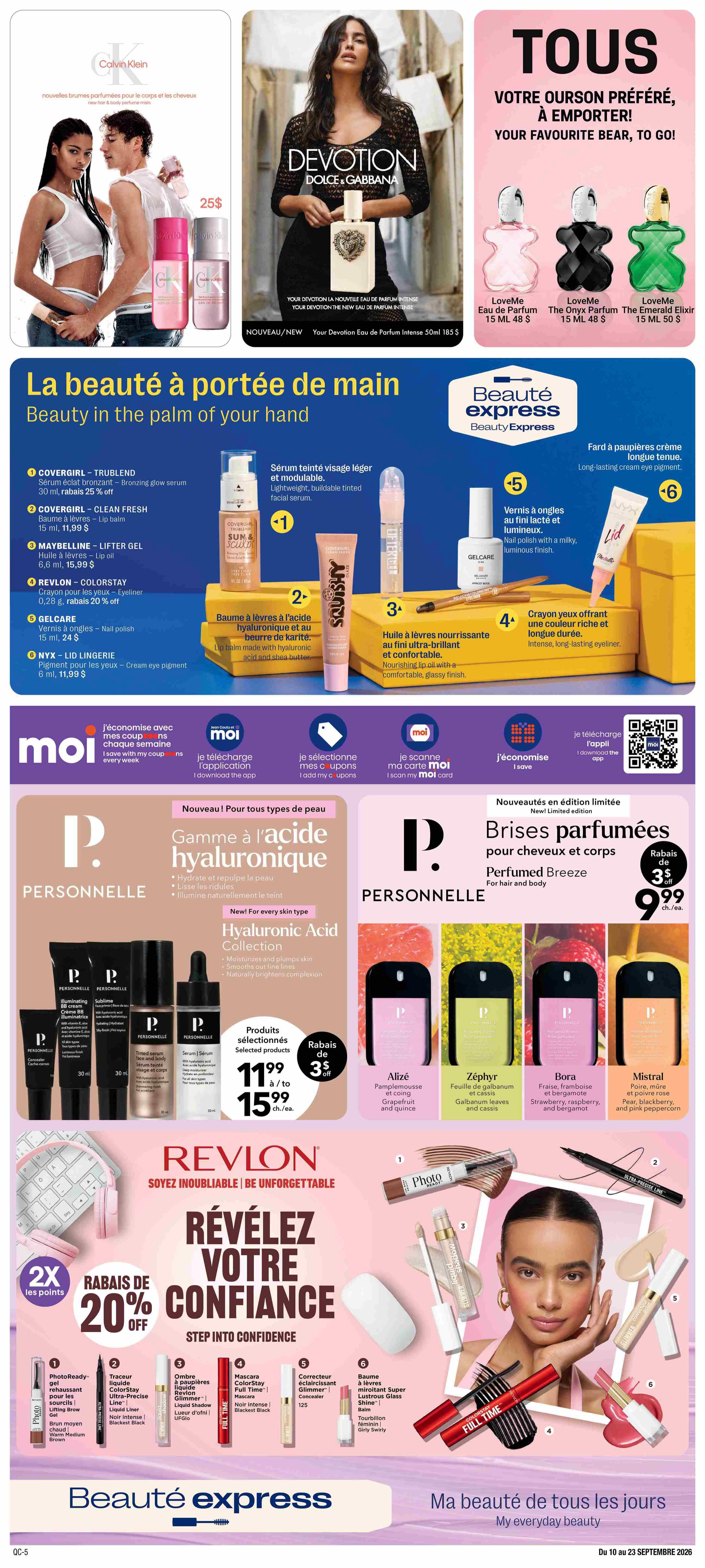 Jean Coutu Beauty Flyer September 10 to 23