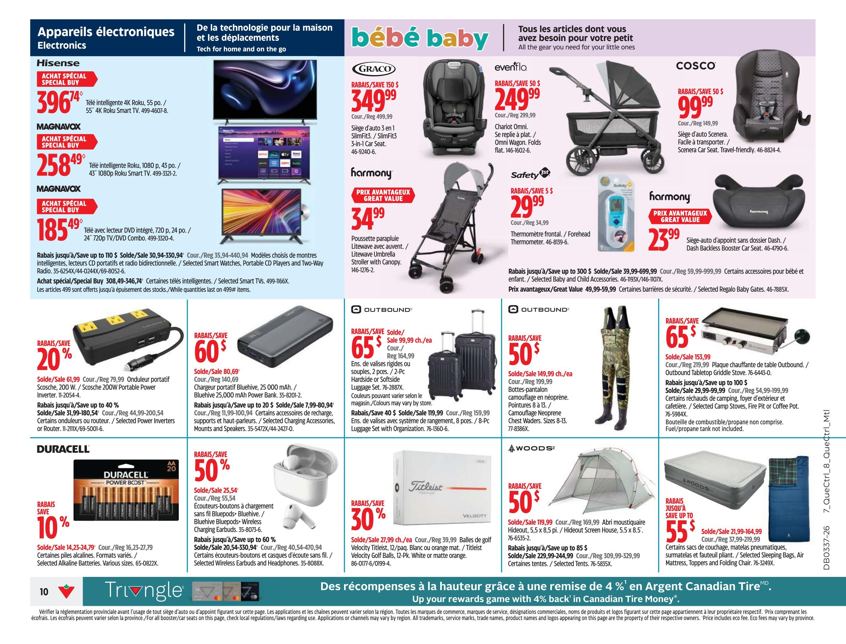 Canadian Tire (QC) Flyer September 10 to 16