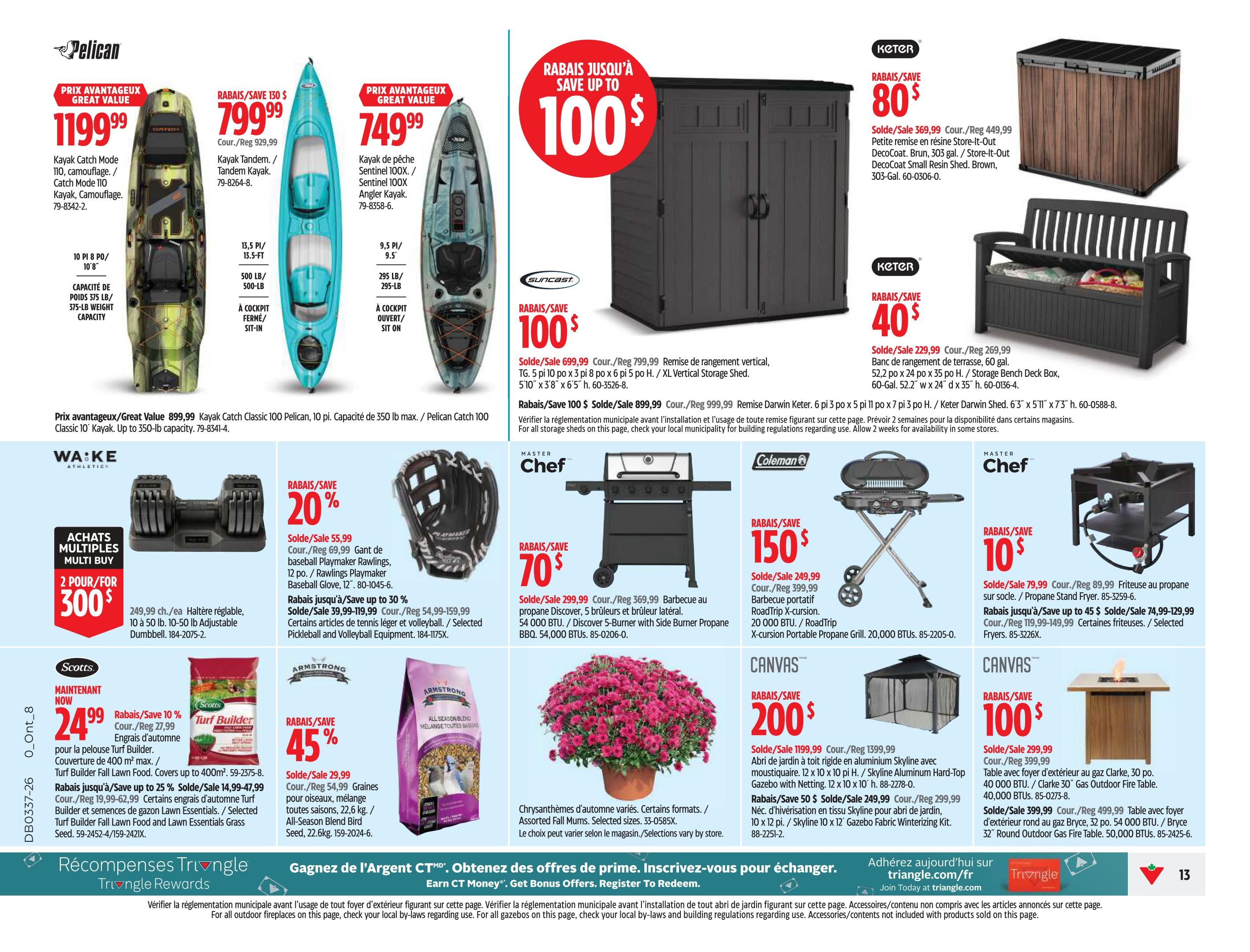 Canadian Tire (QC) Flyer September 10 to 16