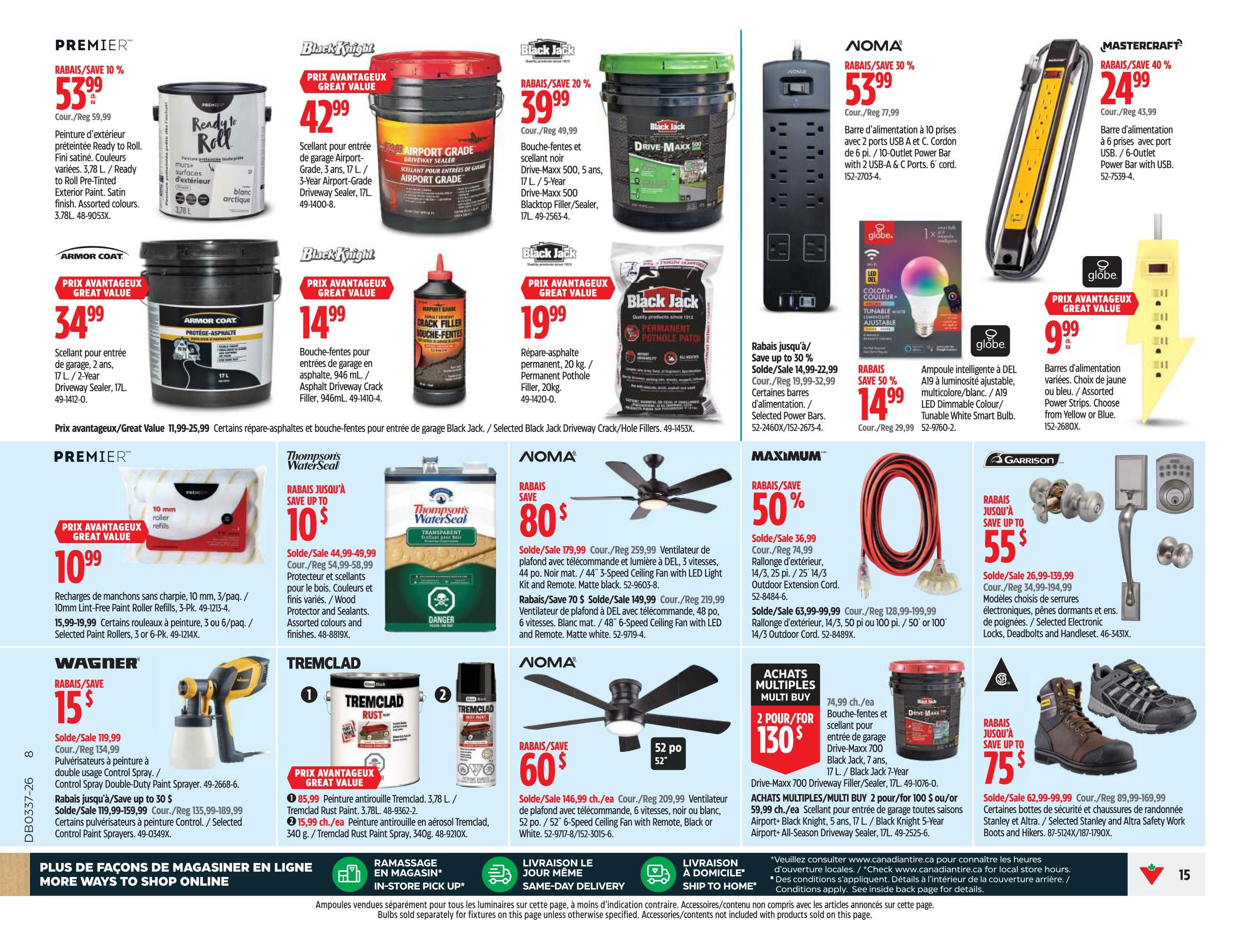 Canadian Tire (QC) Flyer September 10 to 16