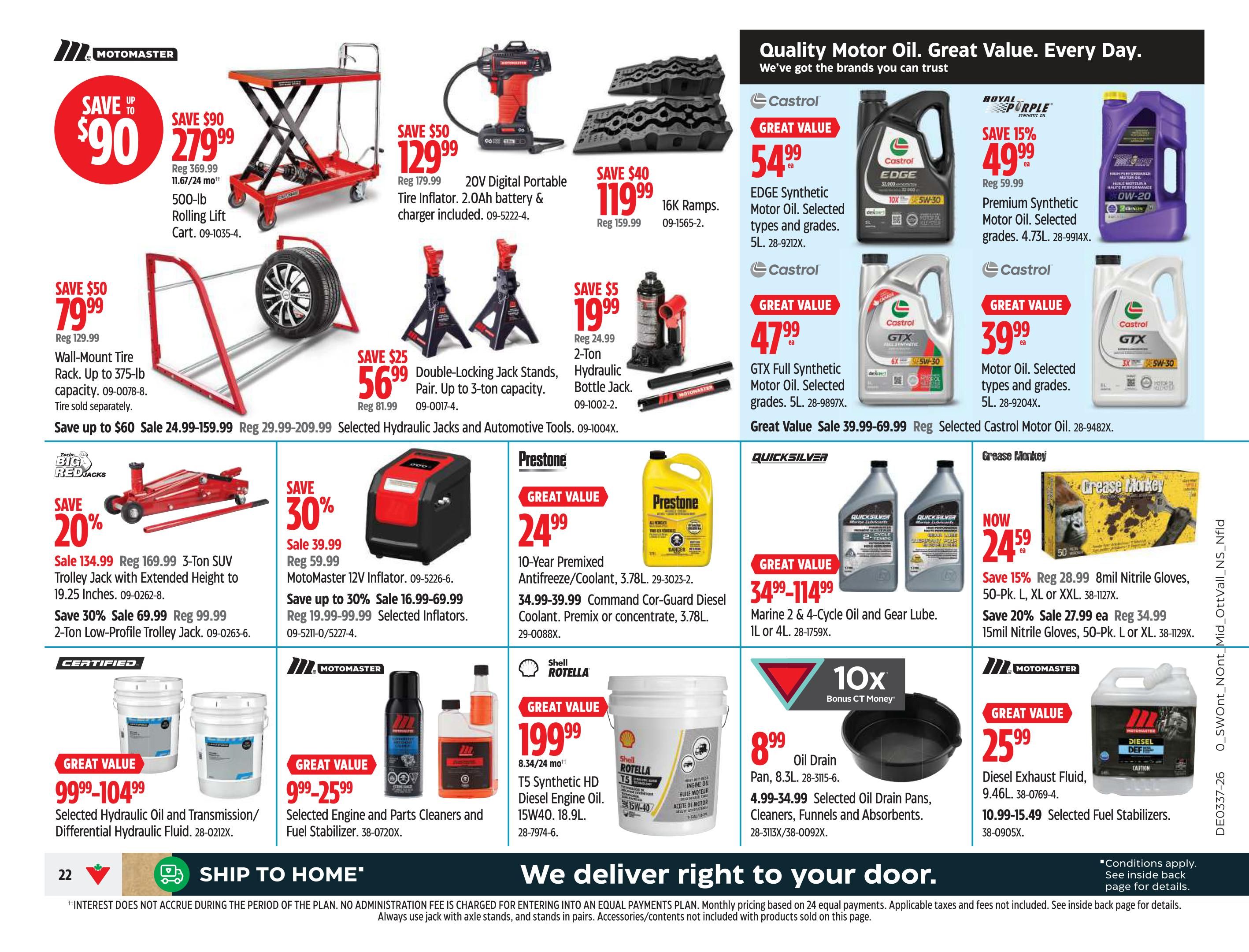 Canadian Tire (Atlantic) Flyer September 10 to 16