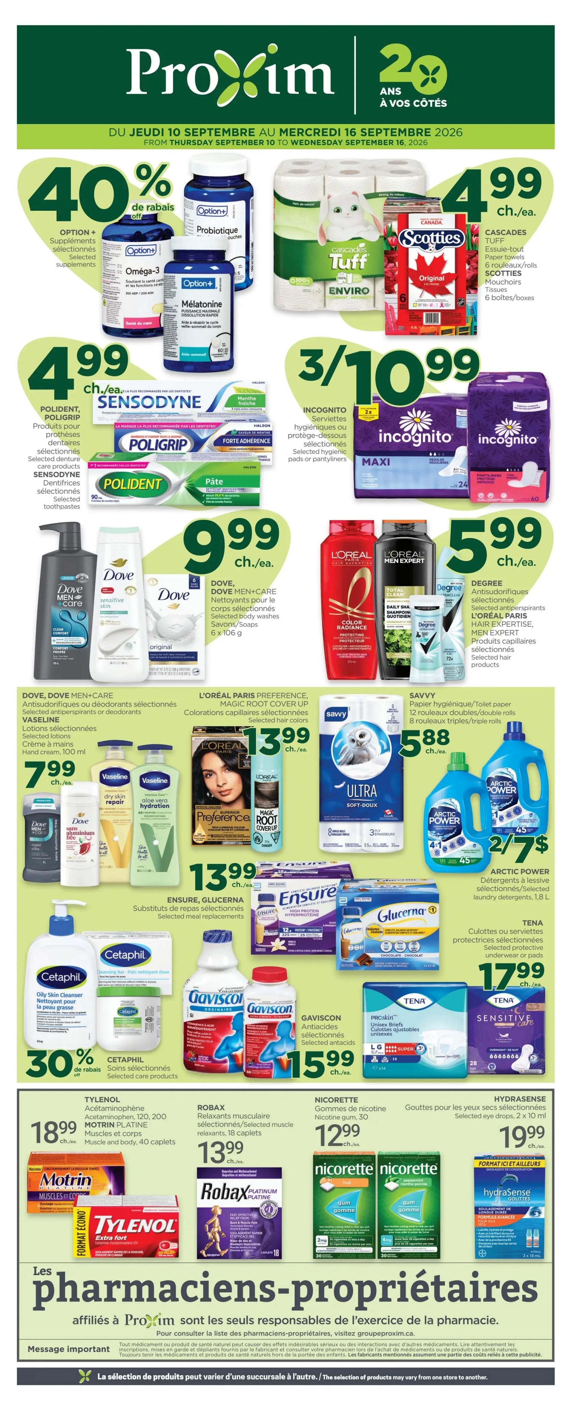 Proxim Flyer September 10 to 16