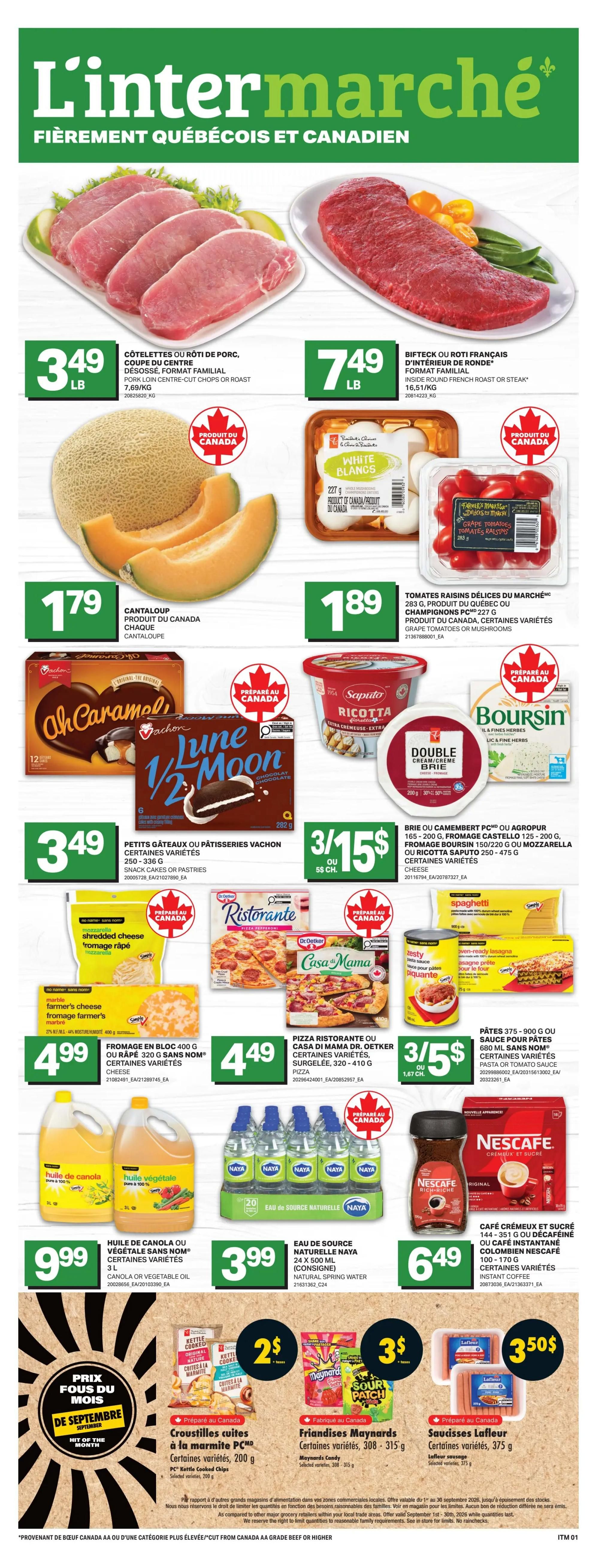 L'inter Marche Flyer September 10 to 16