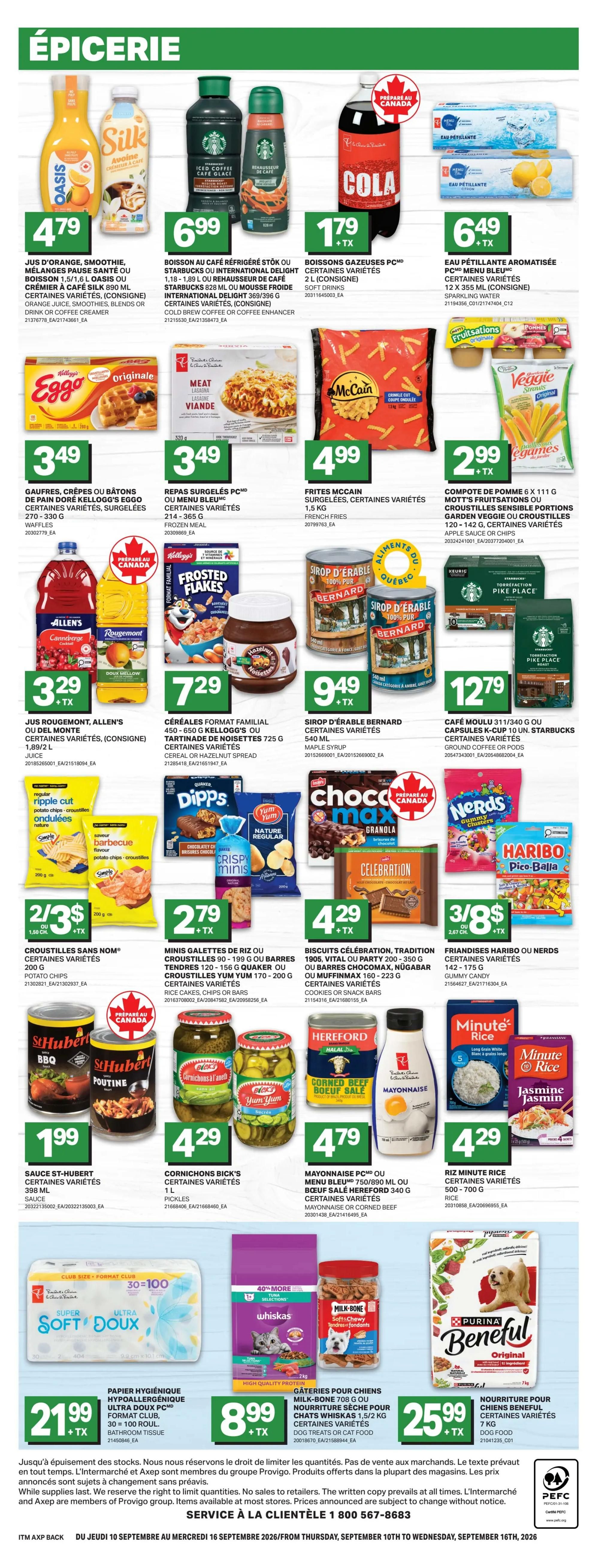 L'inter Marche Flyer September 10 to 16