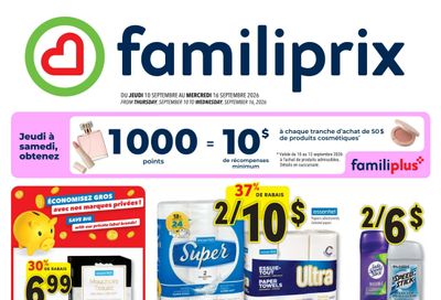 Familiprix Flyer September 10 to 16