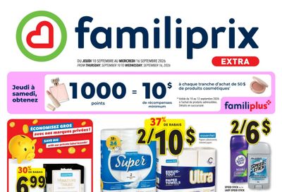Familiprix Extra Flyer September 10 to 16