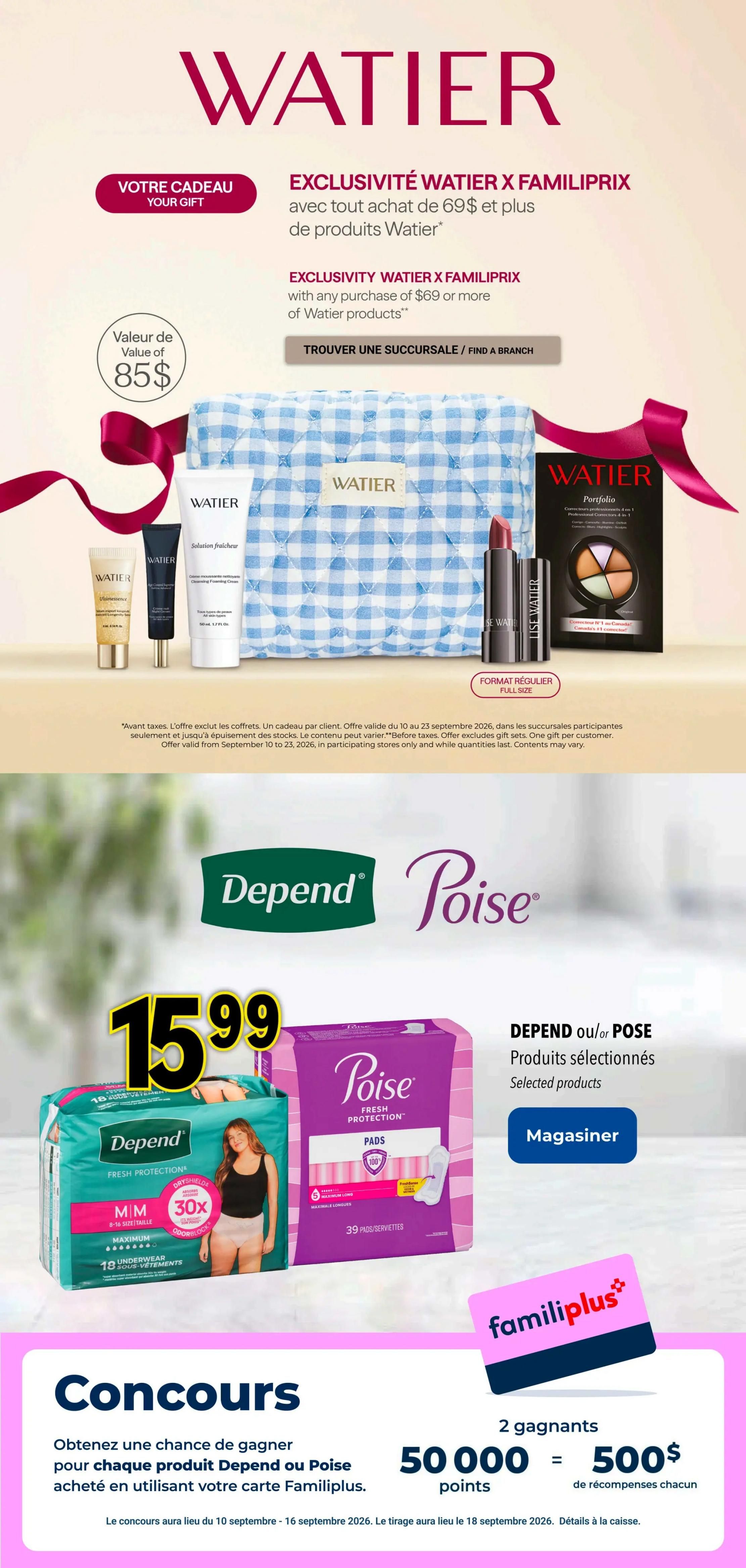 Familiprix Extra Flyer September 10 to 16
