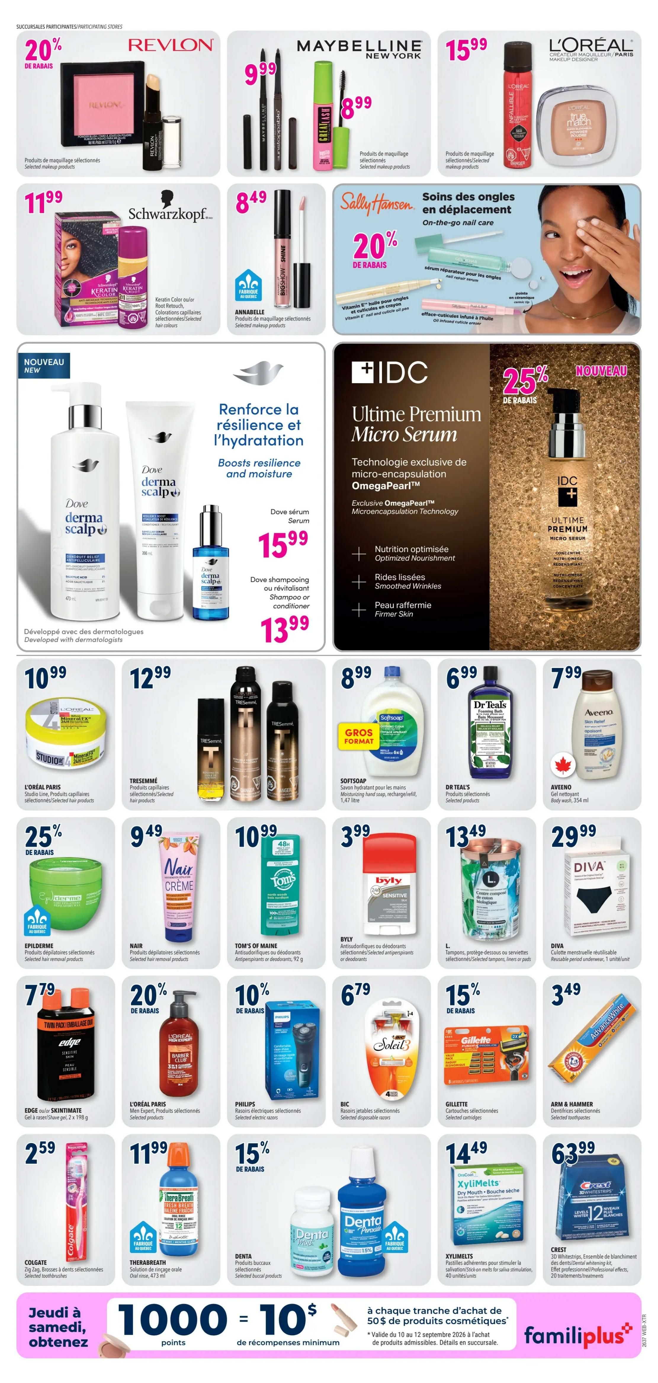 Familiprix Extra Flyer September 10 to 16