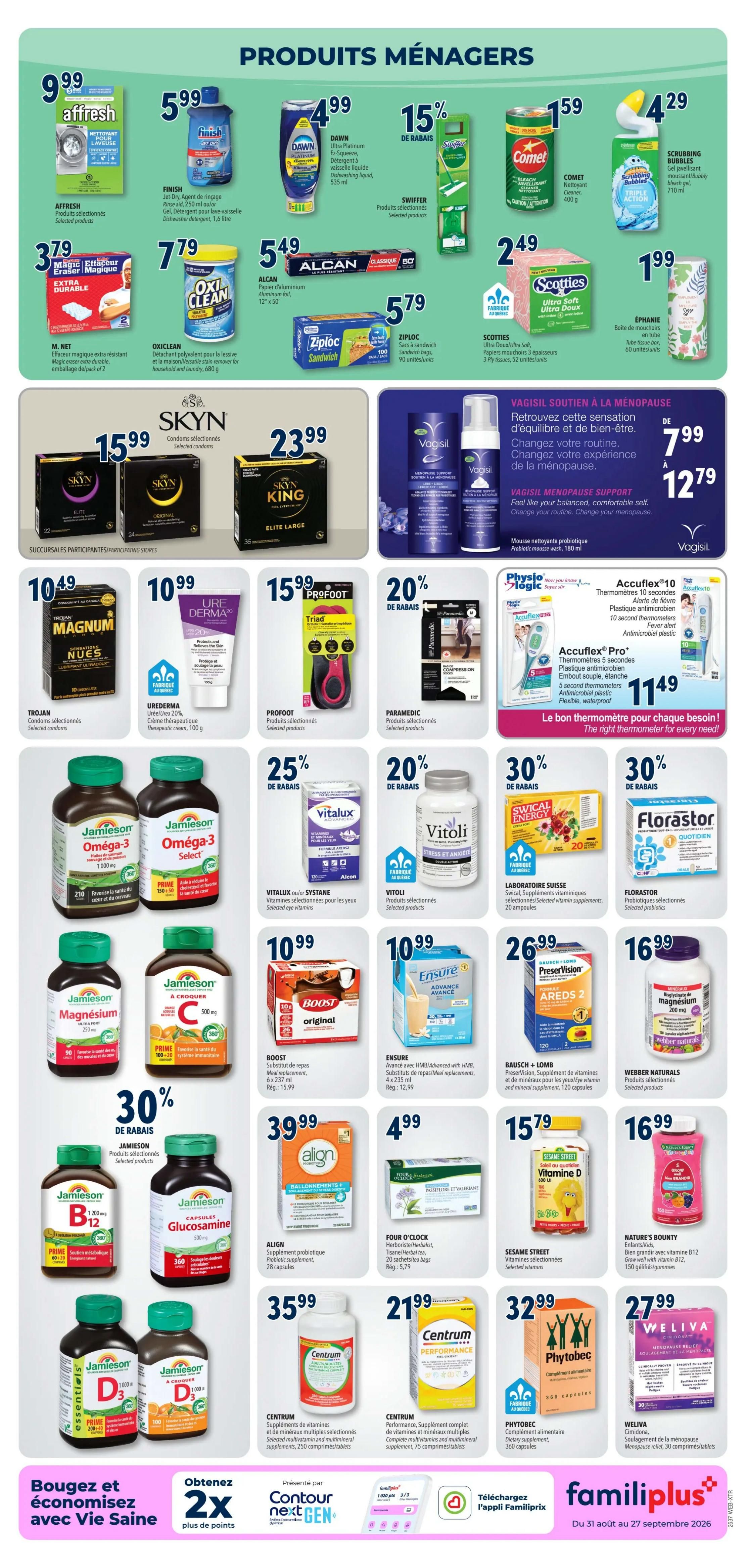 Familiprix Extra Flyer September 10 to 16