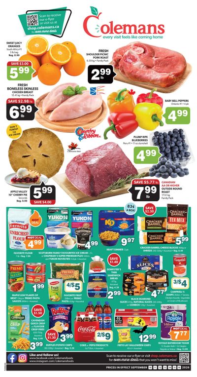 Coleman's Flyer September 10 to 16