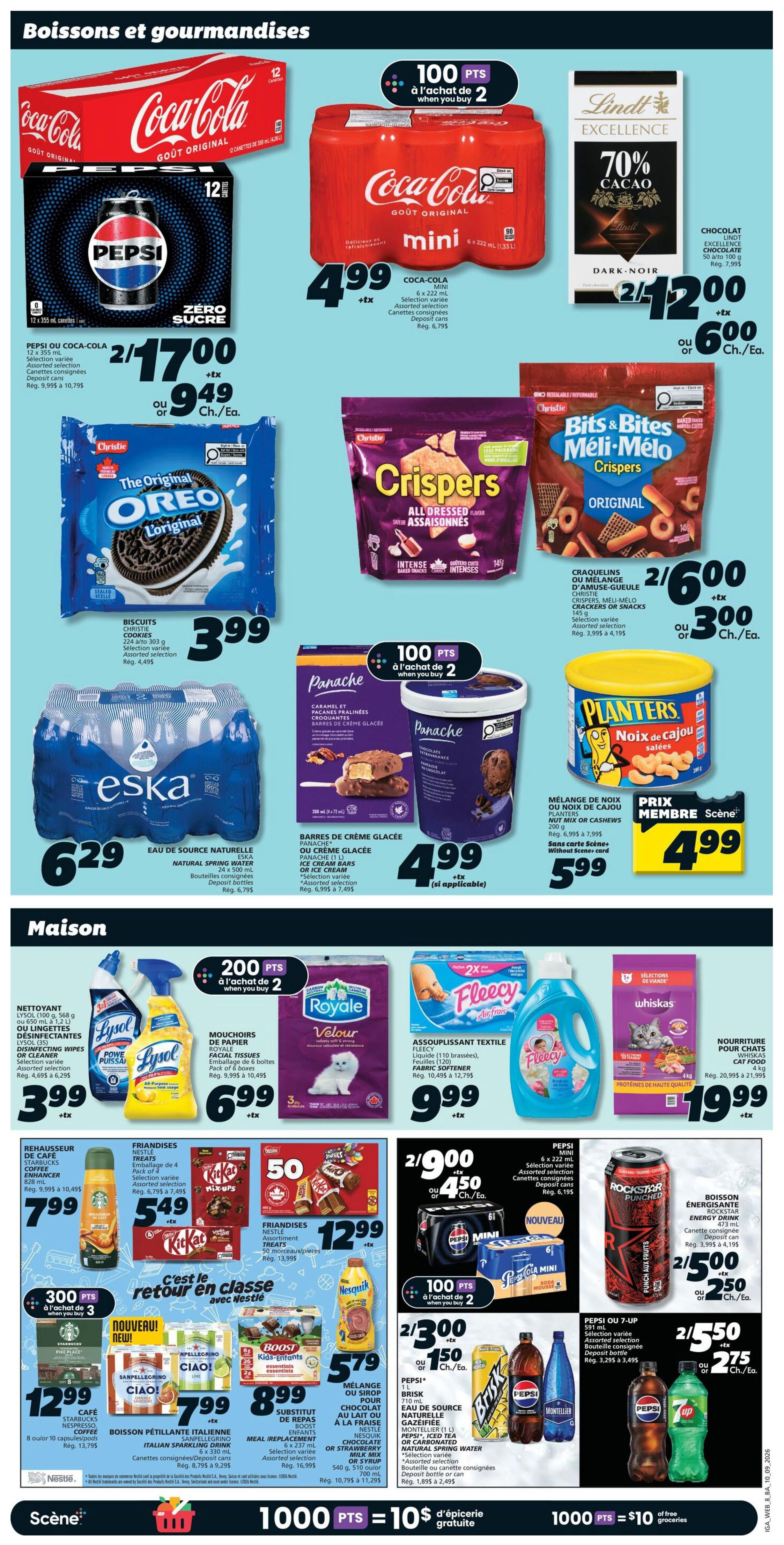 IGA (NB) Flyer September 10 to 16