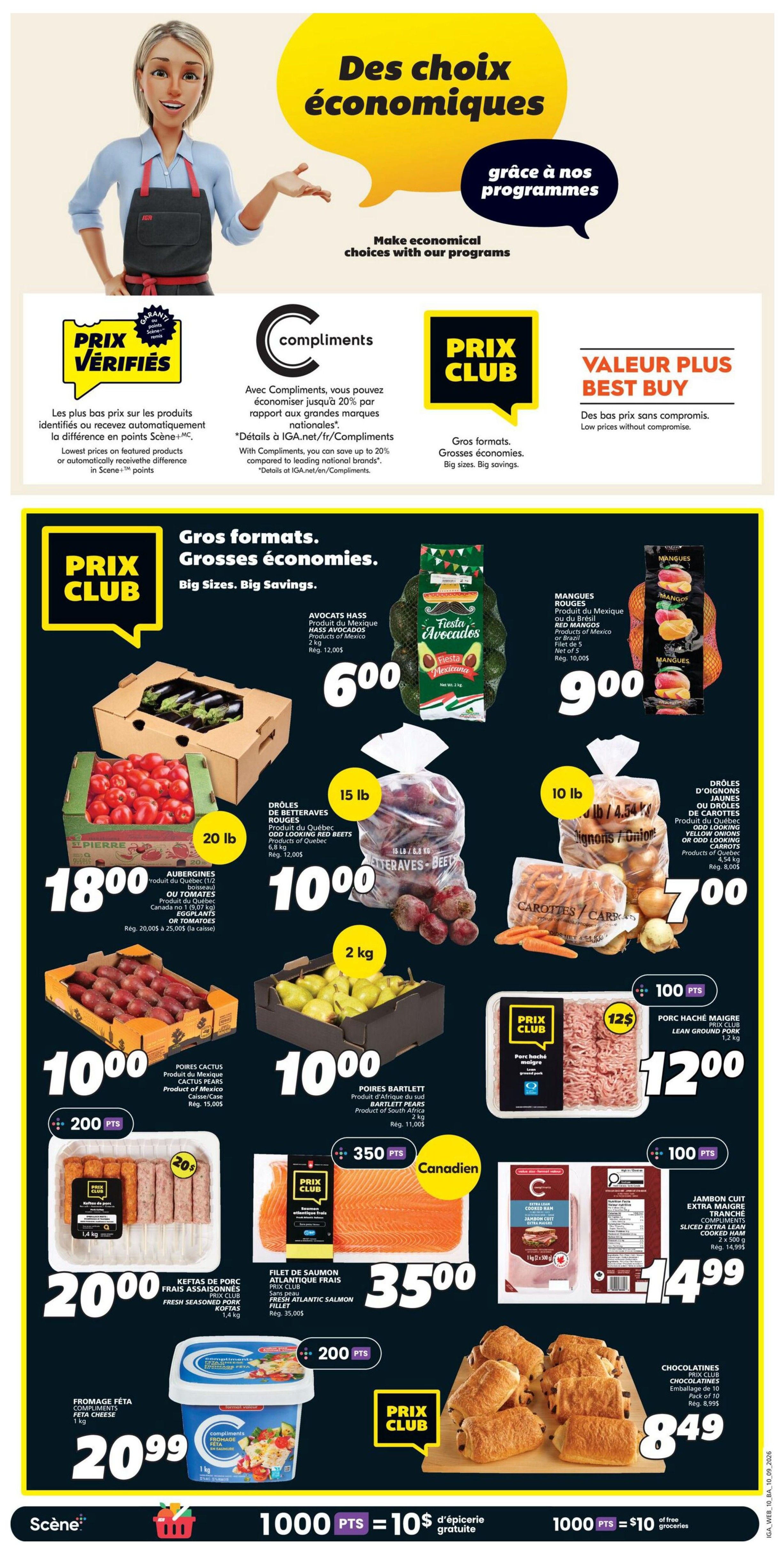 IGA (NB) Flyer September 10 to 16