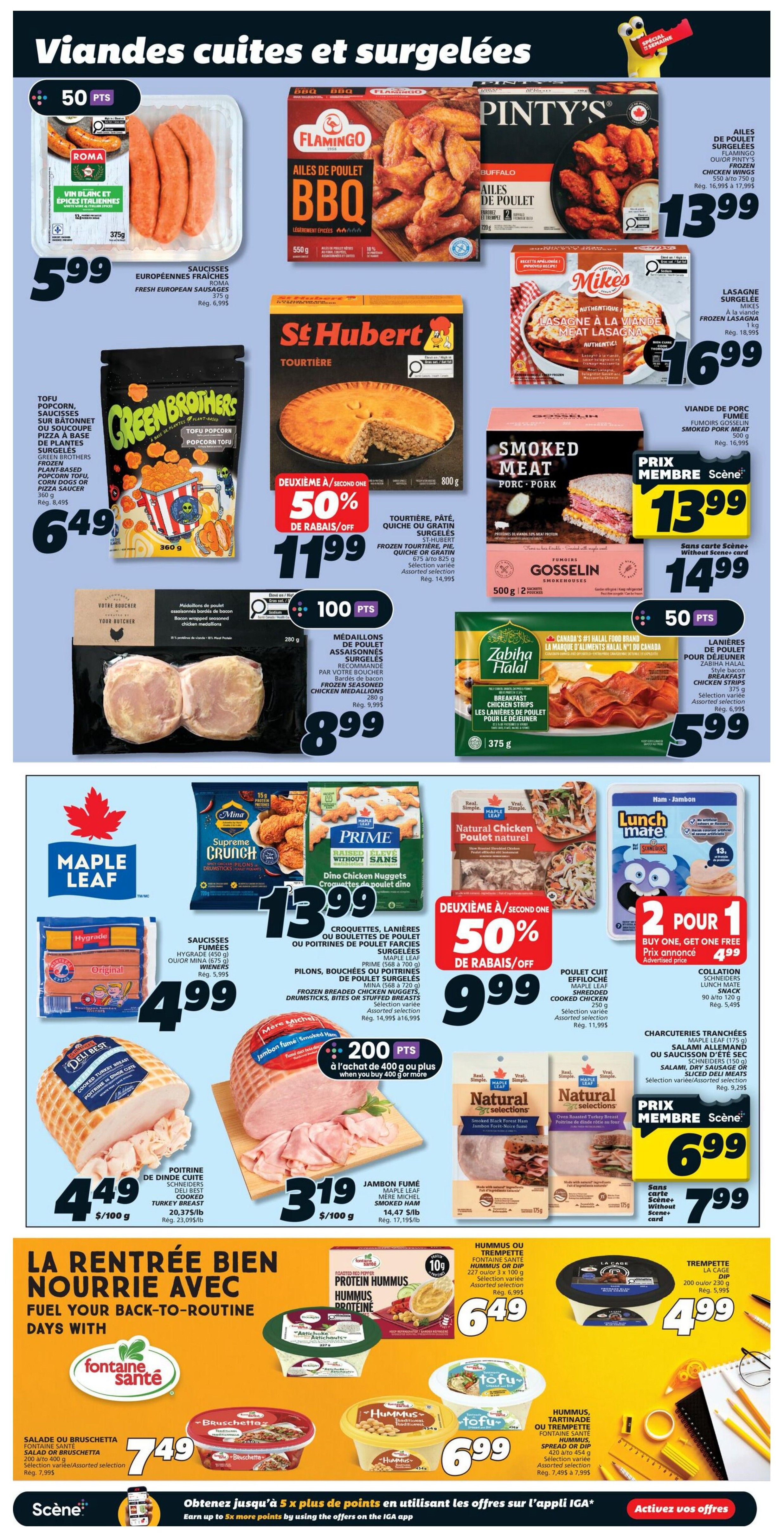 IGA (NB) Flyer September 10 to 16