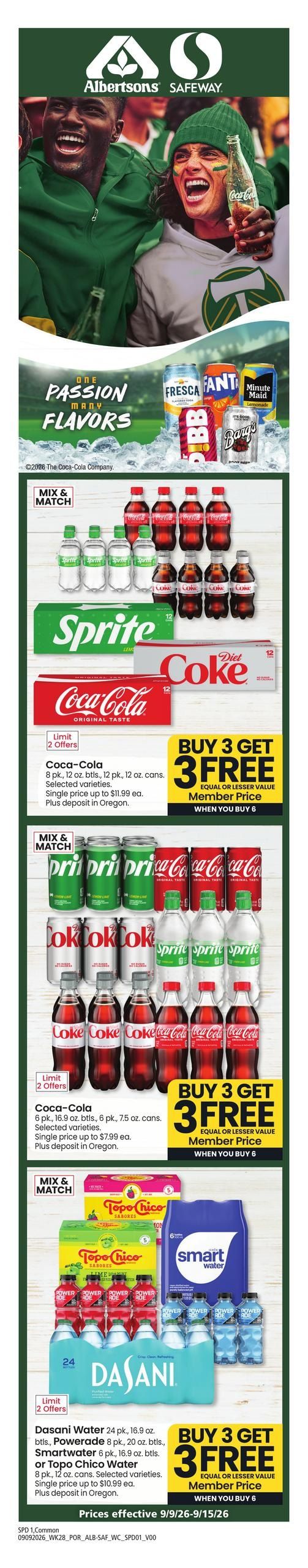 Albertsons (Bend Area, OR) Weekly Ad September 9 - 15, 2026