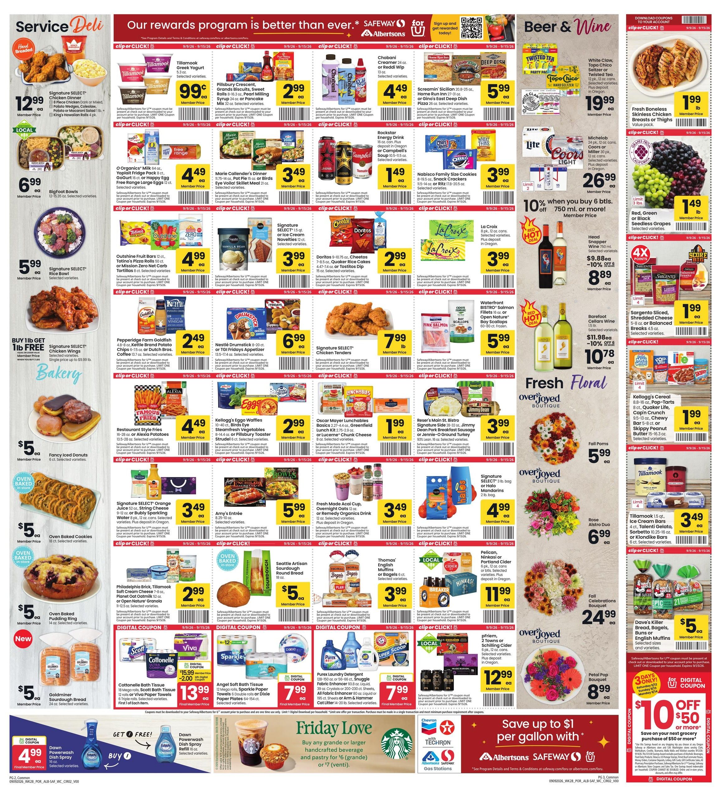 Albertsons (Bend Area, OR) Weekly Ad September 9 - 15, 2026