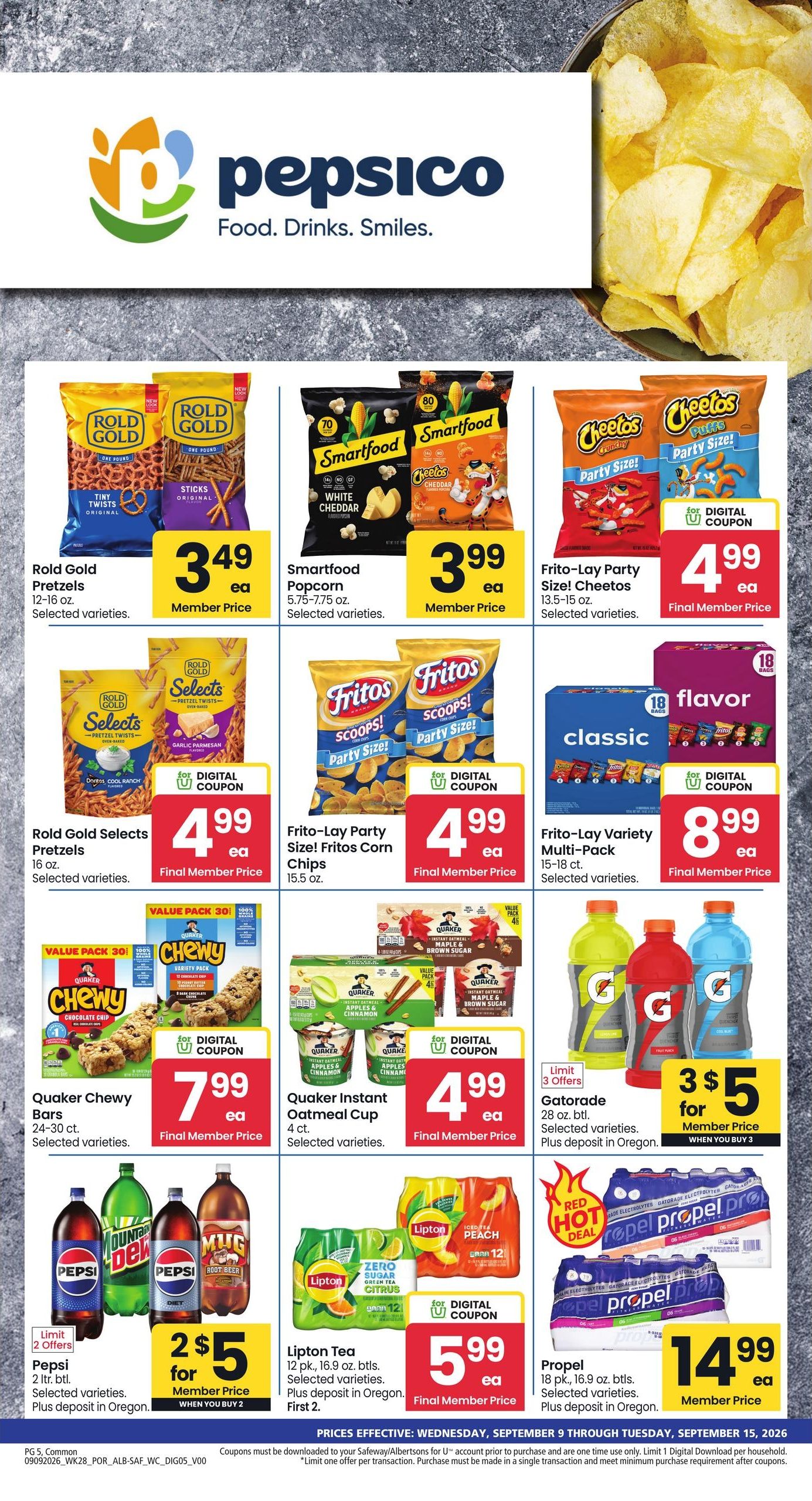 Albertsons (Bend Area, OR) Weekly Ad September 9 - 15, 2026