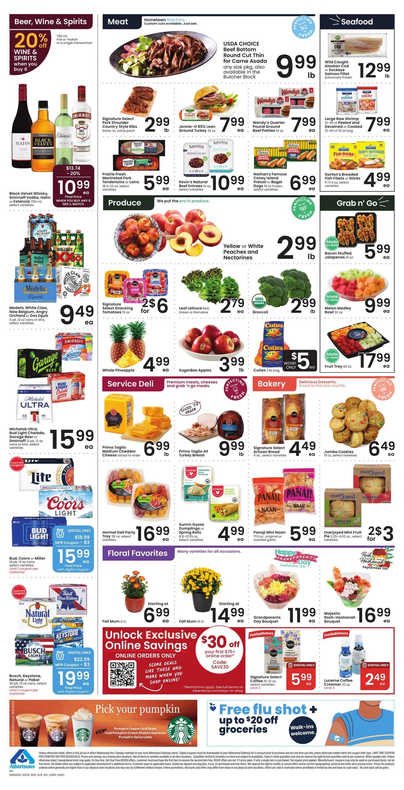 Albertsons (Rock Springs Area, WY) Weekly Ad September 9 - 15, 2026