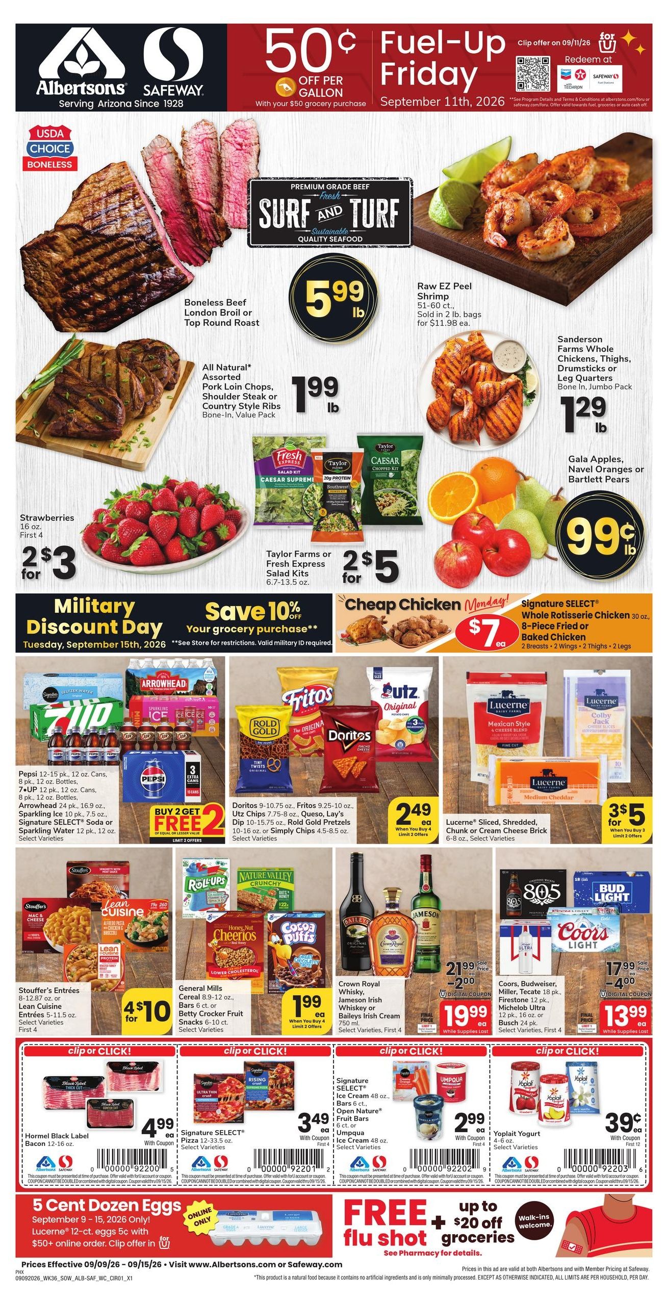 Albertsons (Apache Junction Area, AZ) Weekly Ad September 9 - 15, 2026