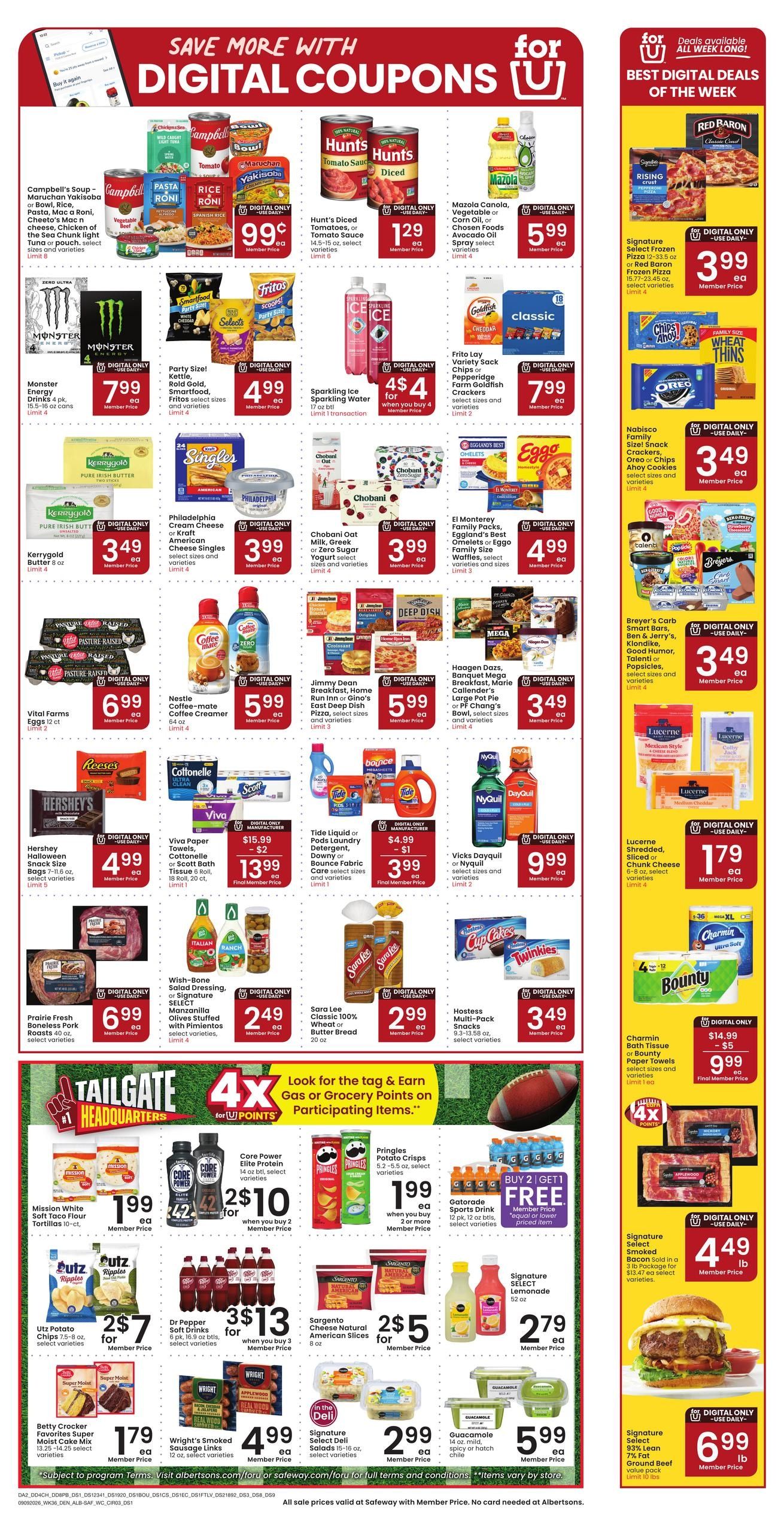 Albertsons (Cheyenne Area, WY) Weekly Ad September 9 - 15, 2026