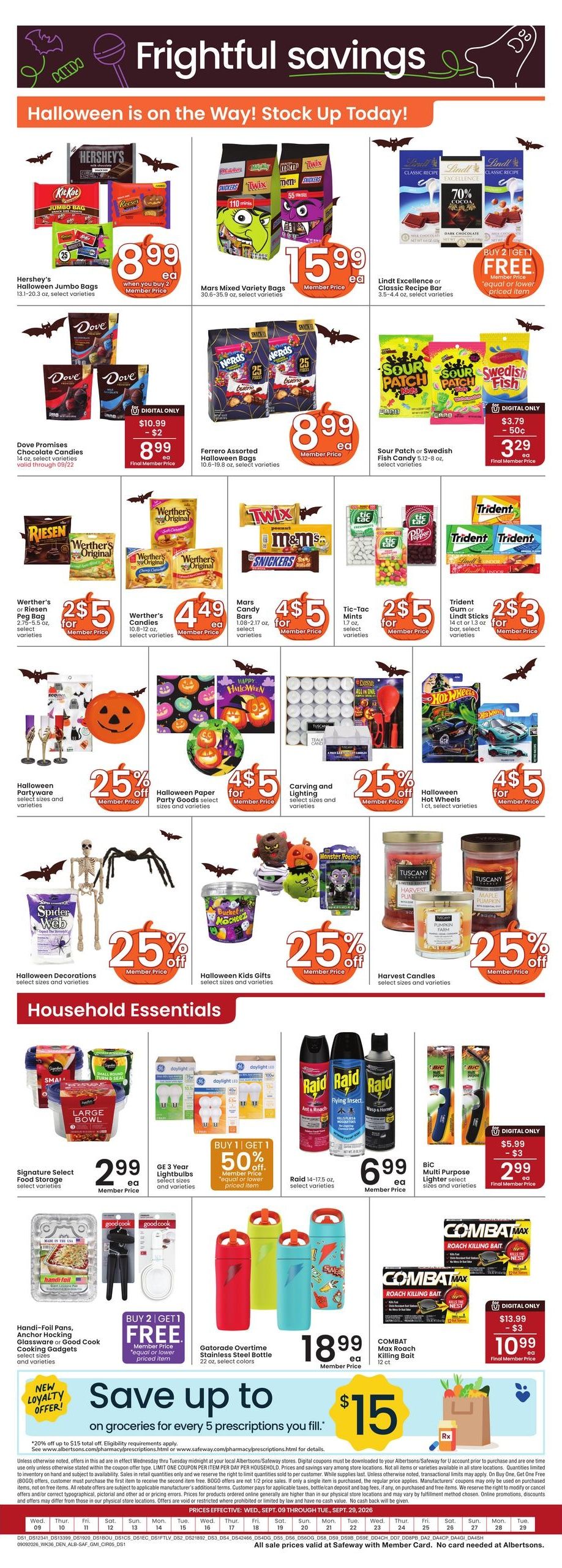 Albertsons (Cheyenne Area, WY) Weekly Ad September 9 - 15, 2026