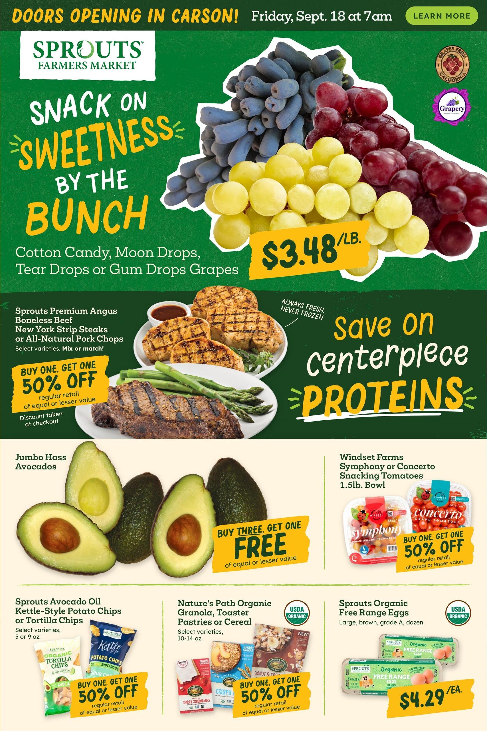 Sprouts Farmers Market (Alhambra Area, CA) Weekly Ad September 9 - 15, 2026