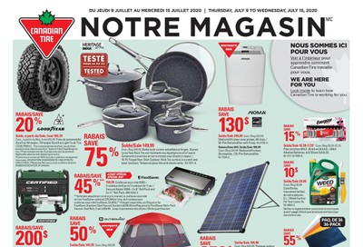 Canadian Tire (QC) Flyer July 9 to 15