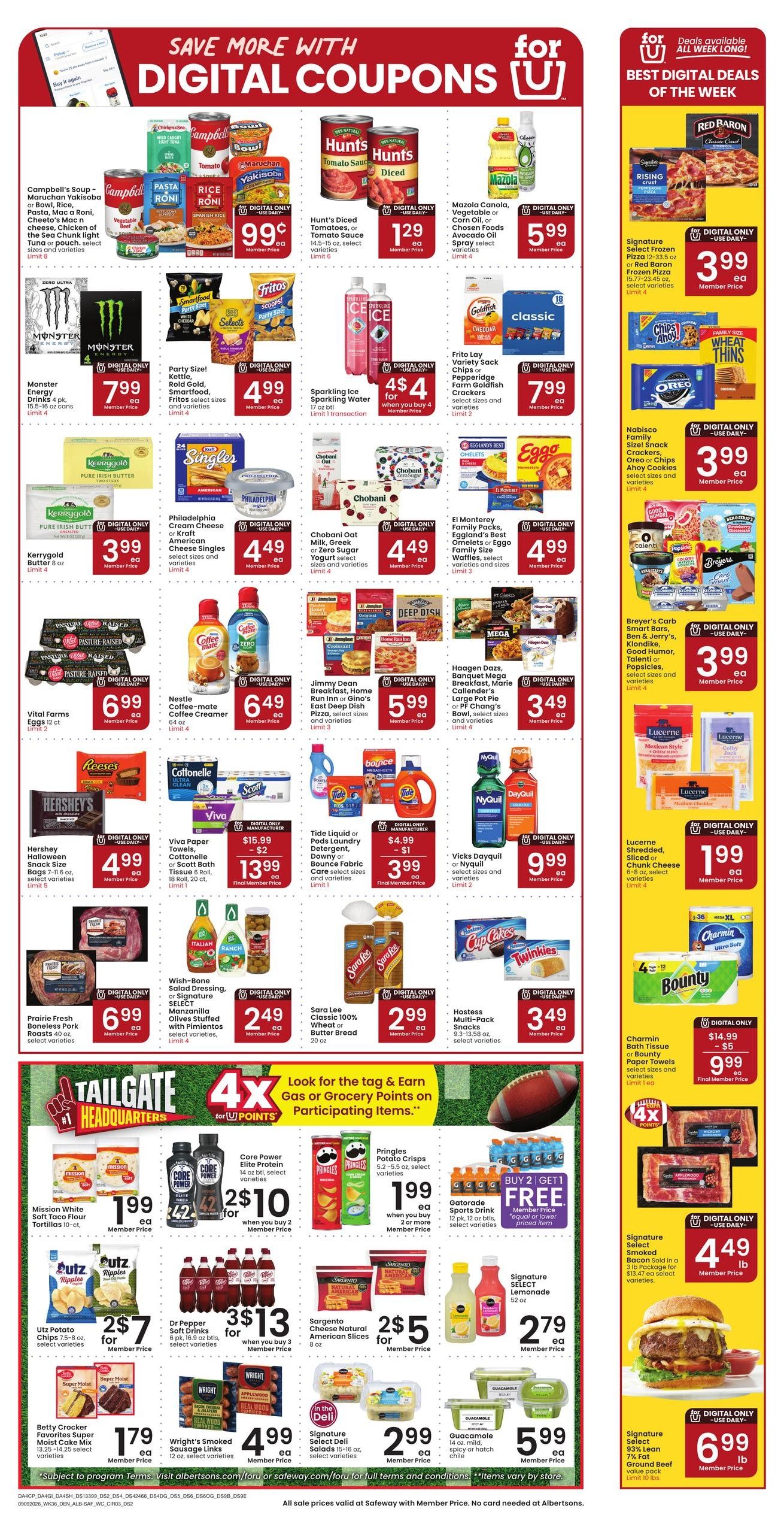 Albertsons (Buffalo Area, WY) Weekly Ad September 9 - 15, 2026
