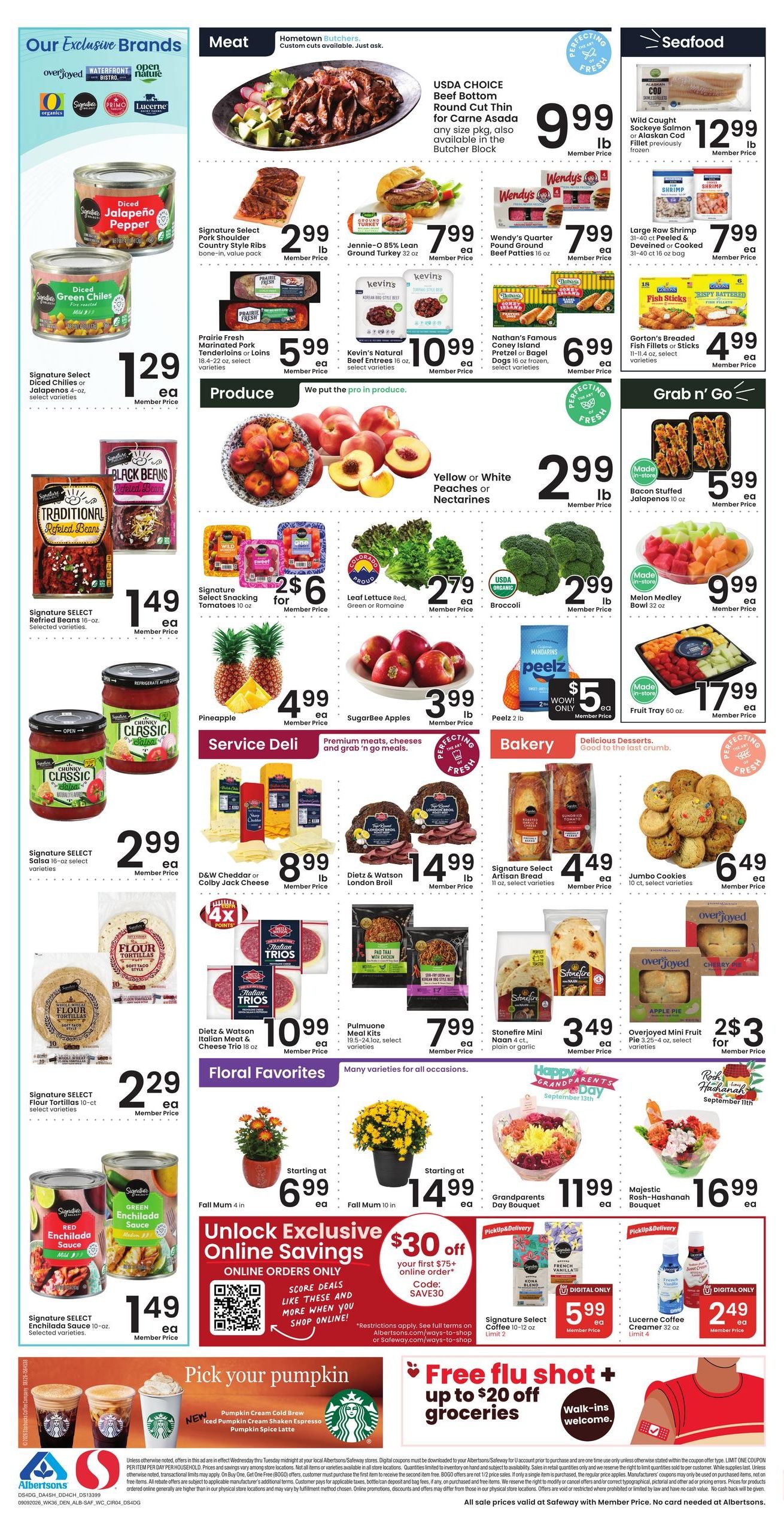 Albertsons (Buffalo Area, WY) Weekly Ad September 9 - 15, 2026