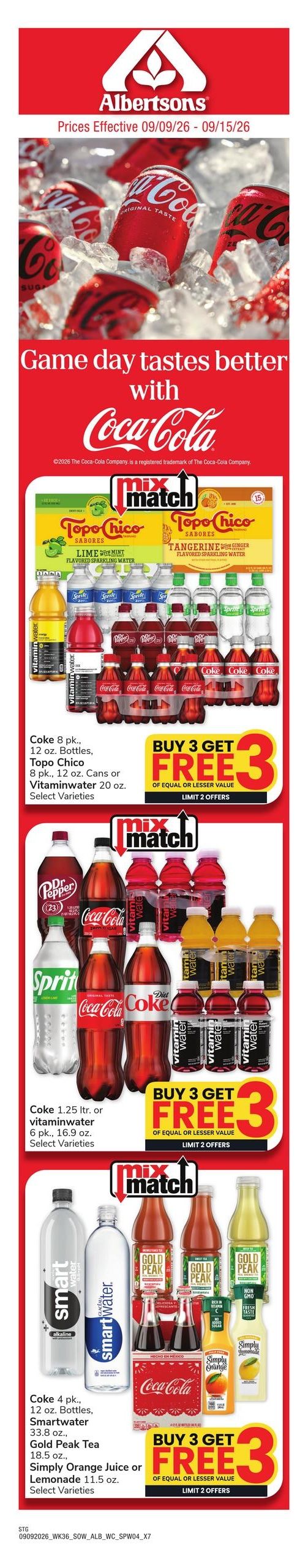 Albertsons (Colorado City Area, AZ) Weekly Ad September 9 - 15, 2026