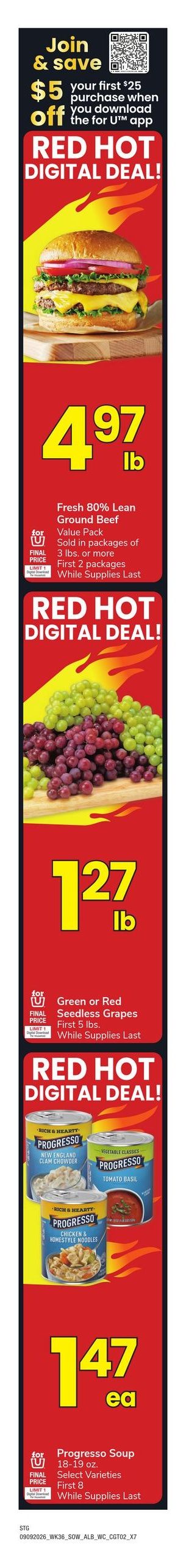 Albertsons (Colorado City Area, AZ) Weekly Ad September 9 - 15, 2026