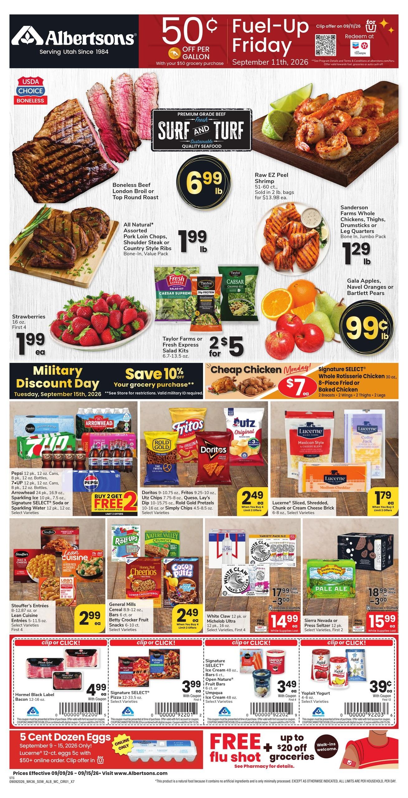 Albertsons (Colorado City Area, AZ) Weekly Ad September 9 - 15, 2026