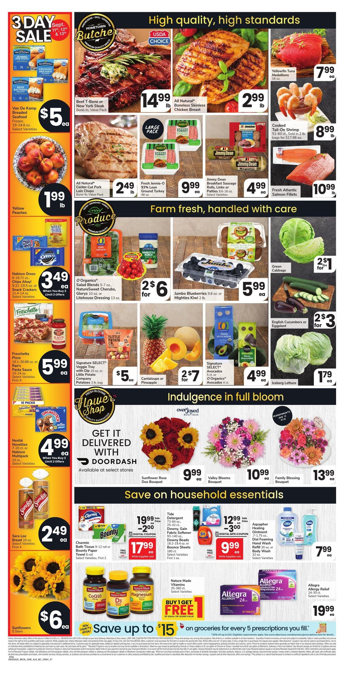 Albertsons (Colorado City Area, AZ) Weekly Ad September 9 - 15, 2026