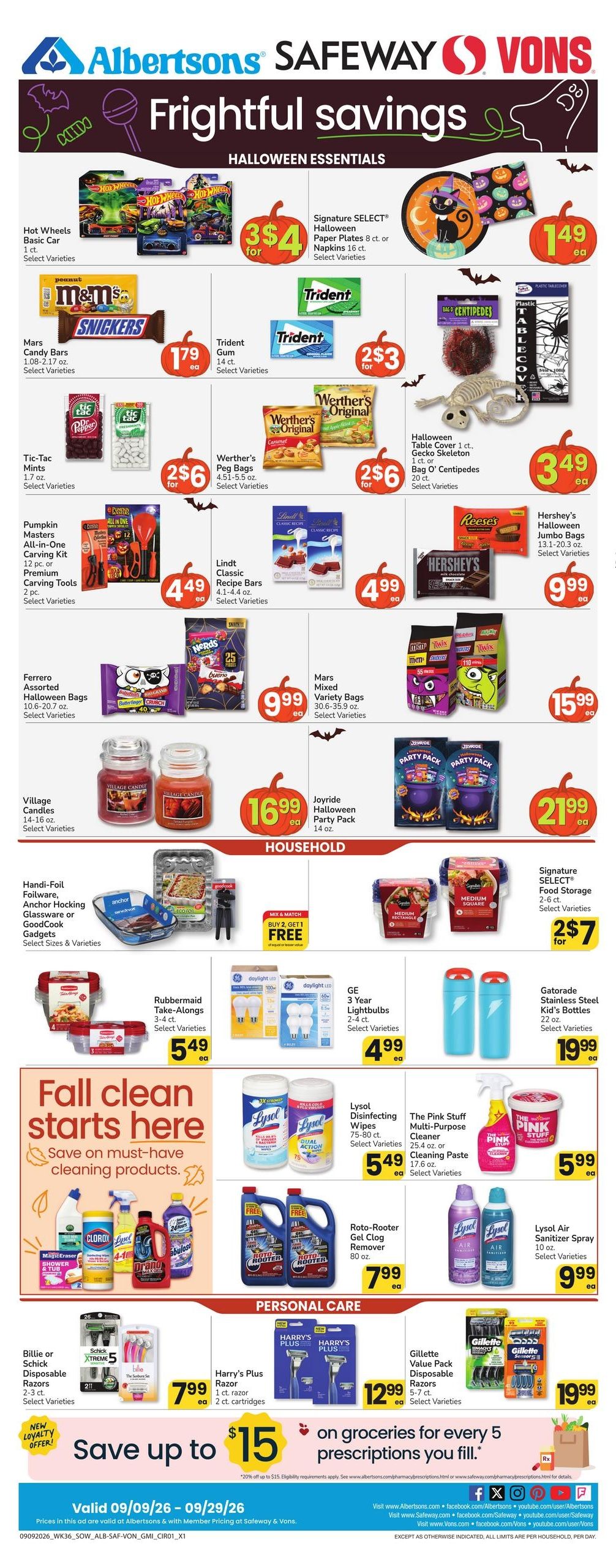 Albertsons (Colorado City Area, AZ) Weekly Ad September 9 - 15, 2026