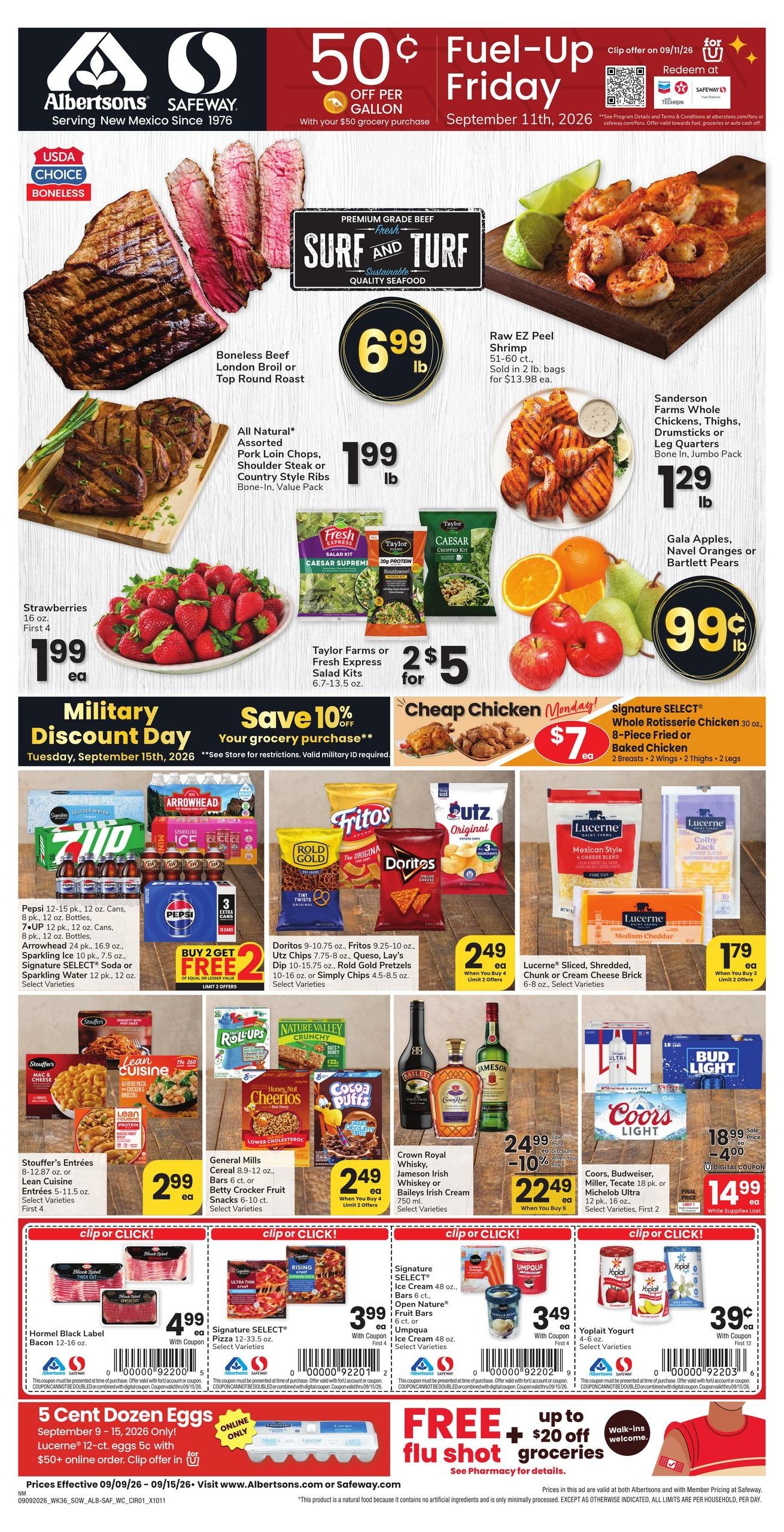 Albertsons (Crownpoint Area, NM) Weekly Ad September 9 - 15, 2026