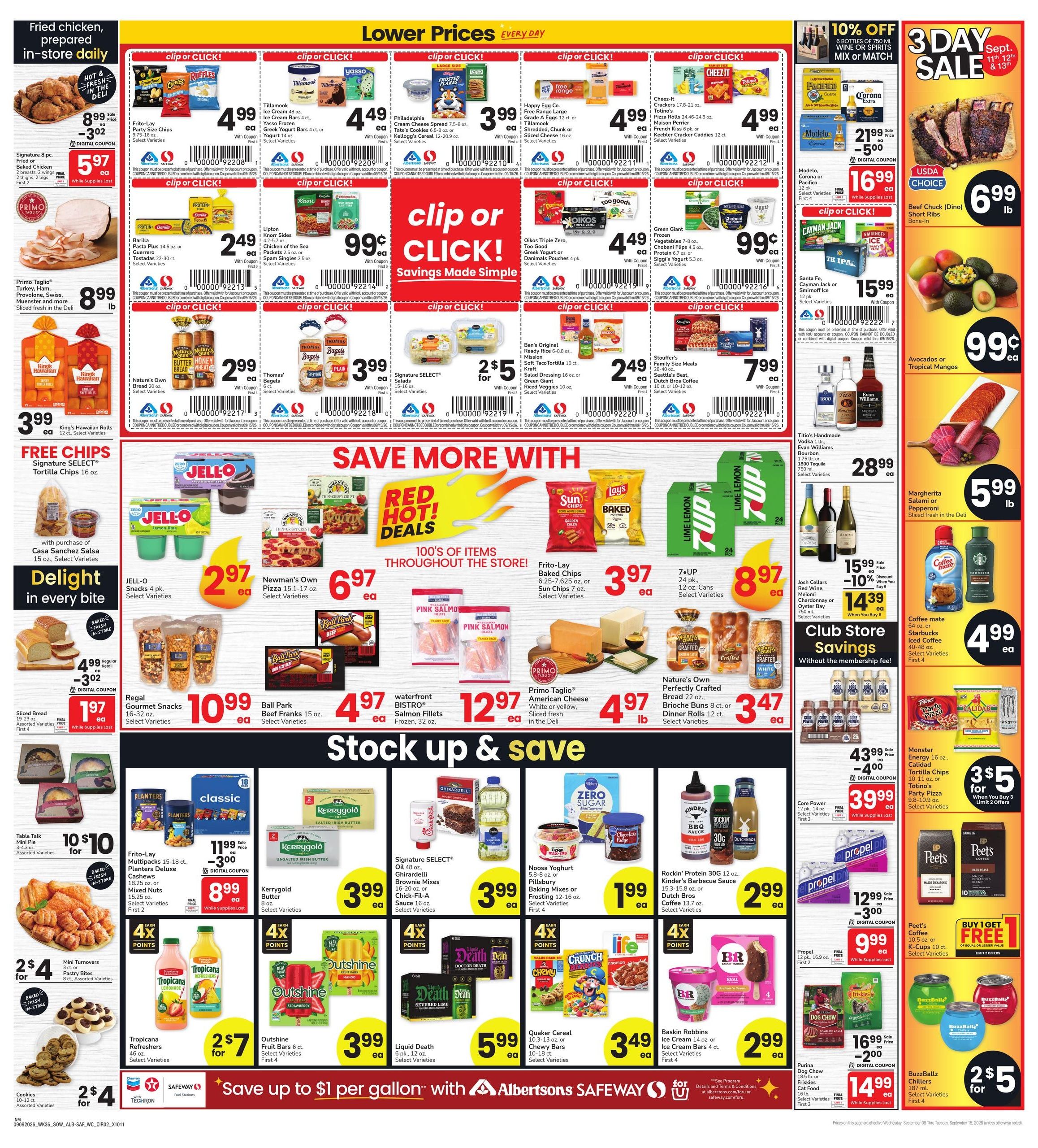 Albertsons (Crownpoint Area, NM) Weekly Ad September 9 - 15, 2026