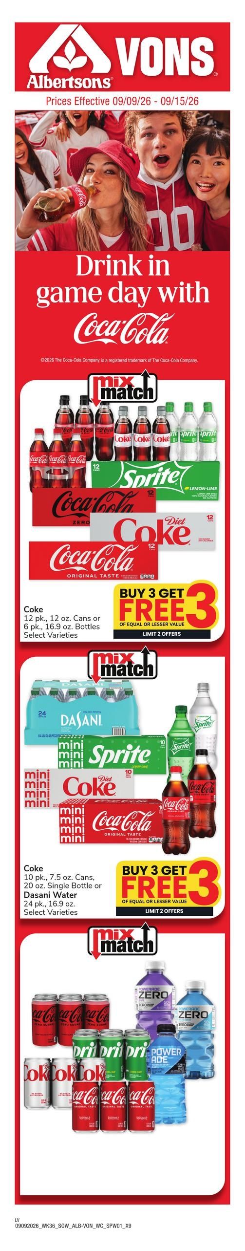 Albertsons (Las Vegas-North Las Vegas Area, NV) Weekly Ad September 9 - 15, 2026