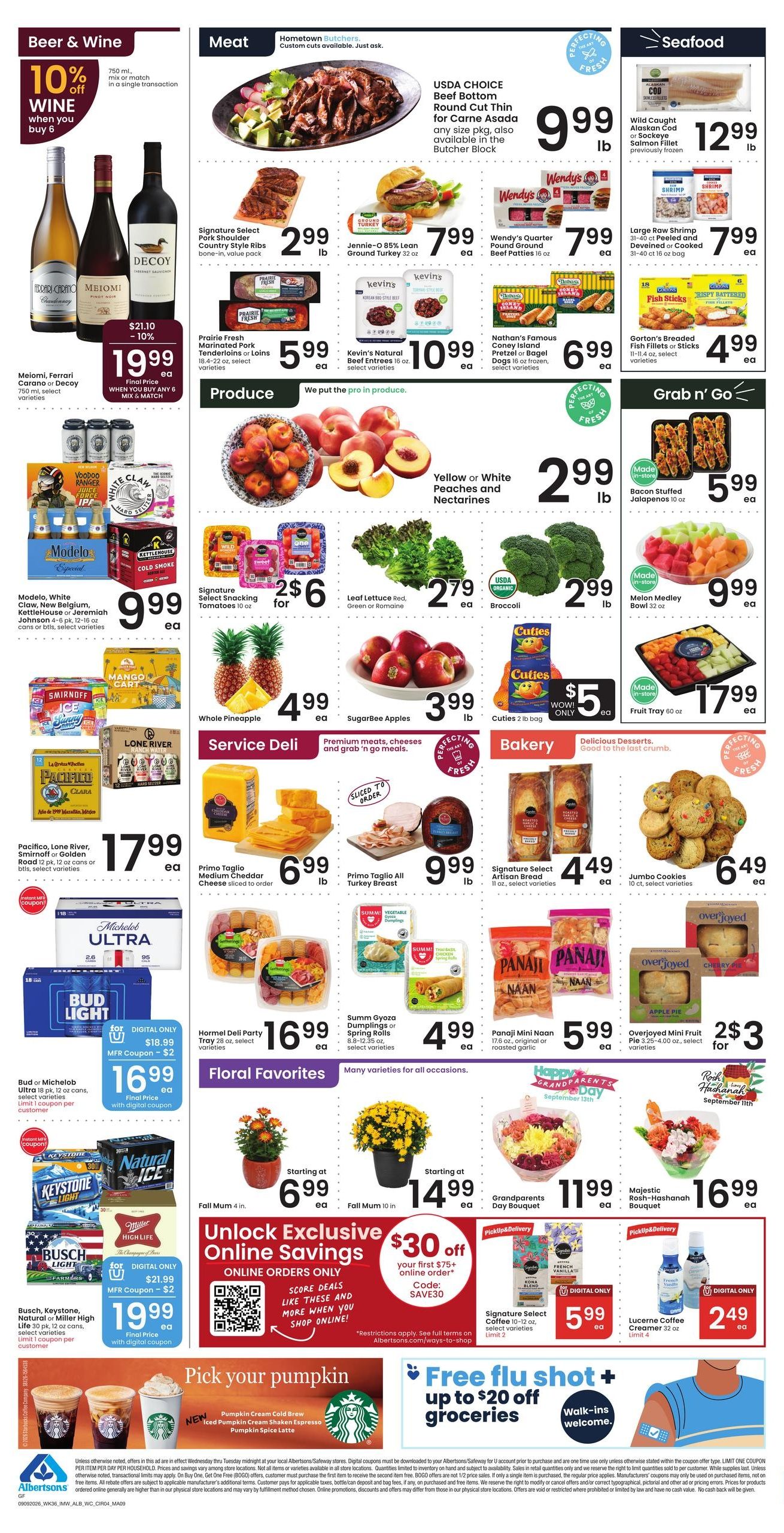 Albertsons (Malmstrom Afb Area, MT) Weekly Ad September 9 - 15, 2026